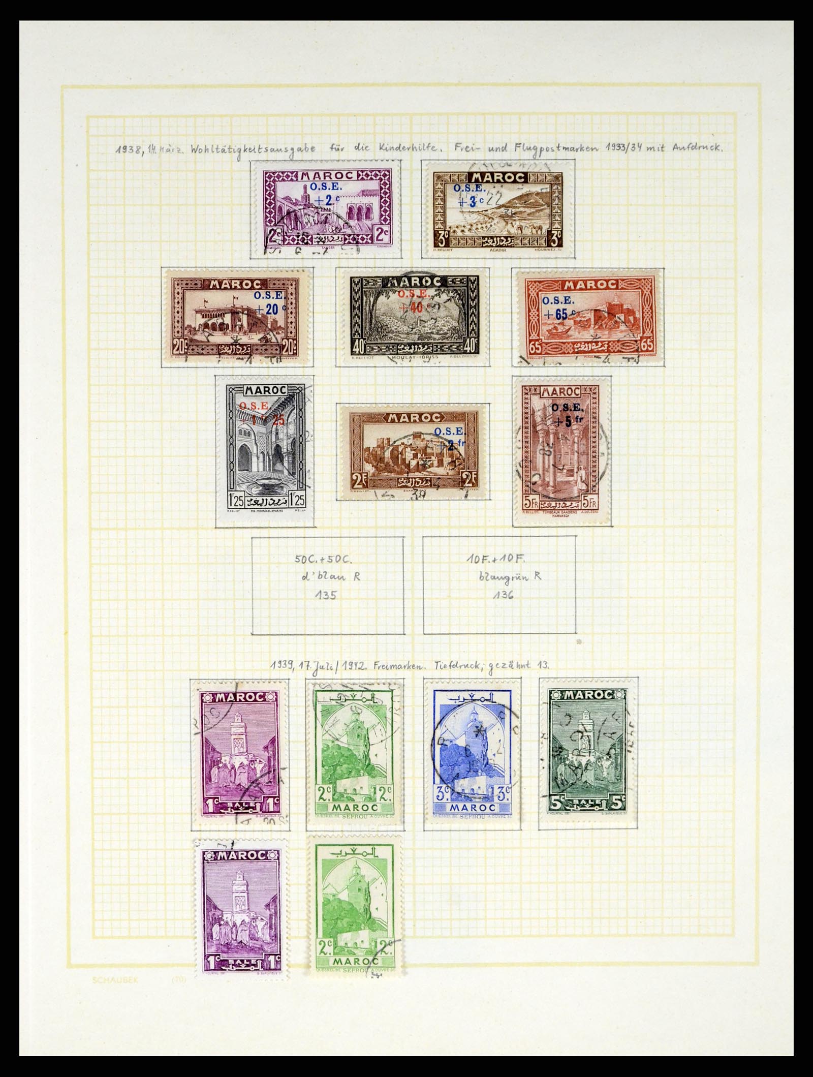 37590 326 - Postzegelverzameling 37590 Franse Kolonien 1849-1975.