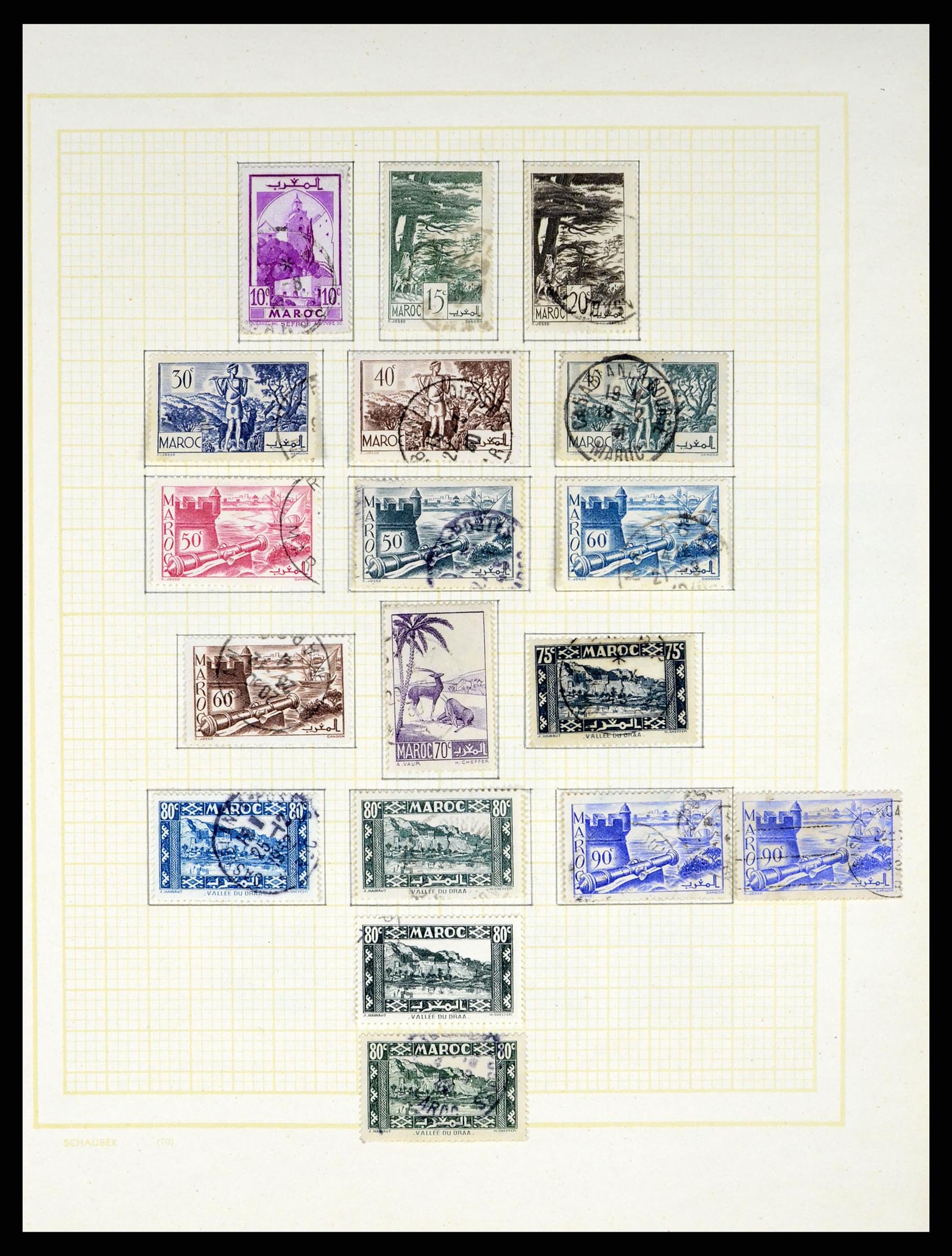 37590 327 - Postzegelverzameling 37590 Franse Kolonien 1849-1975.