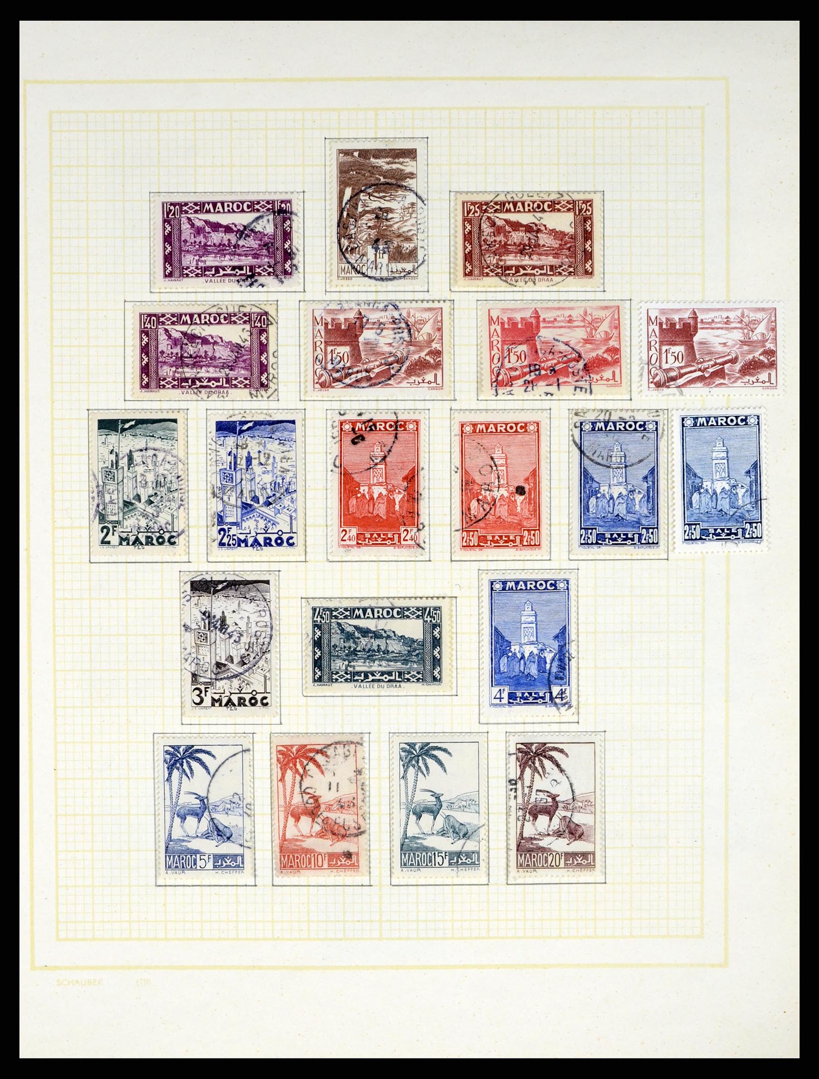 37590 328 - Postzegelverzameling 37590 Franse Kolonien 1849-1975.