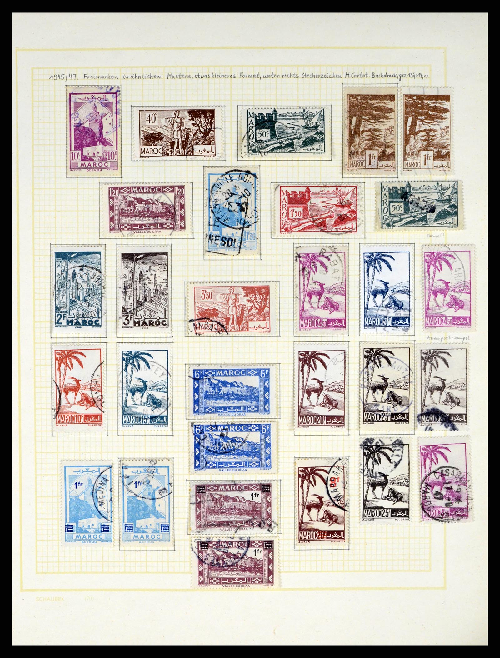 37590 329 - Postzegelverzameling 37590 Franse Kolonien 1849-1975.