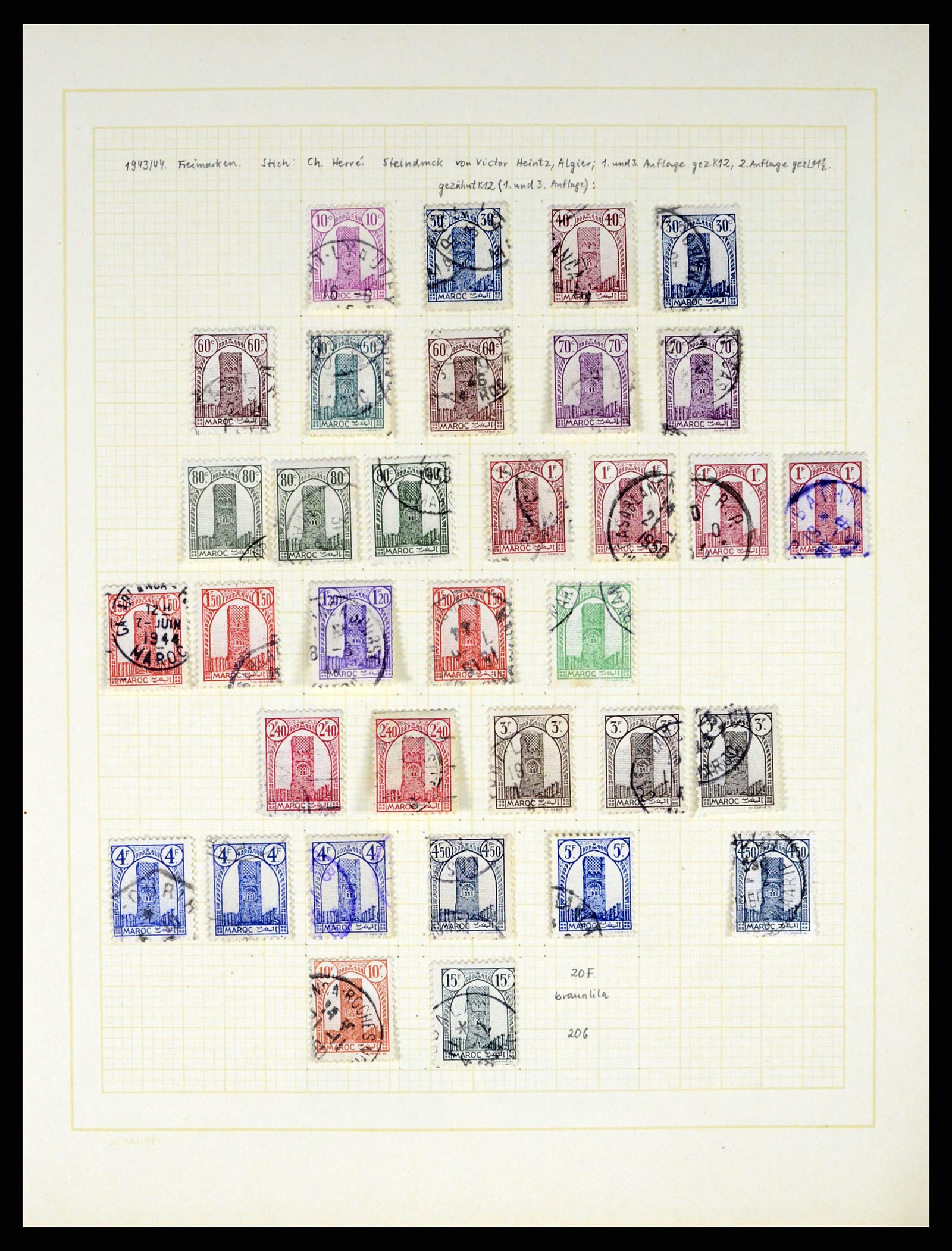 37590 331 - Postzegelverzameling 37590 Franse Kolonien 1849-1975.
