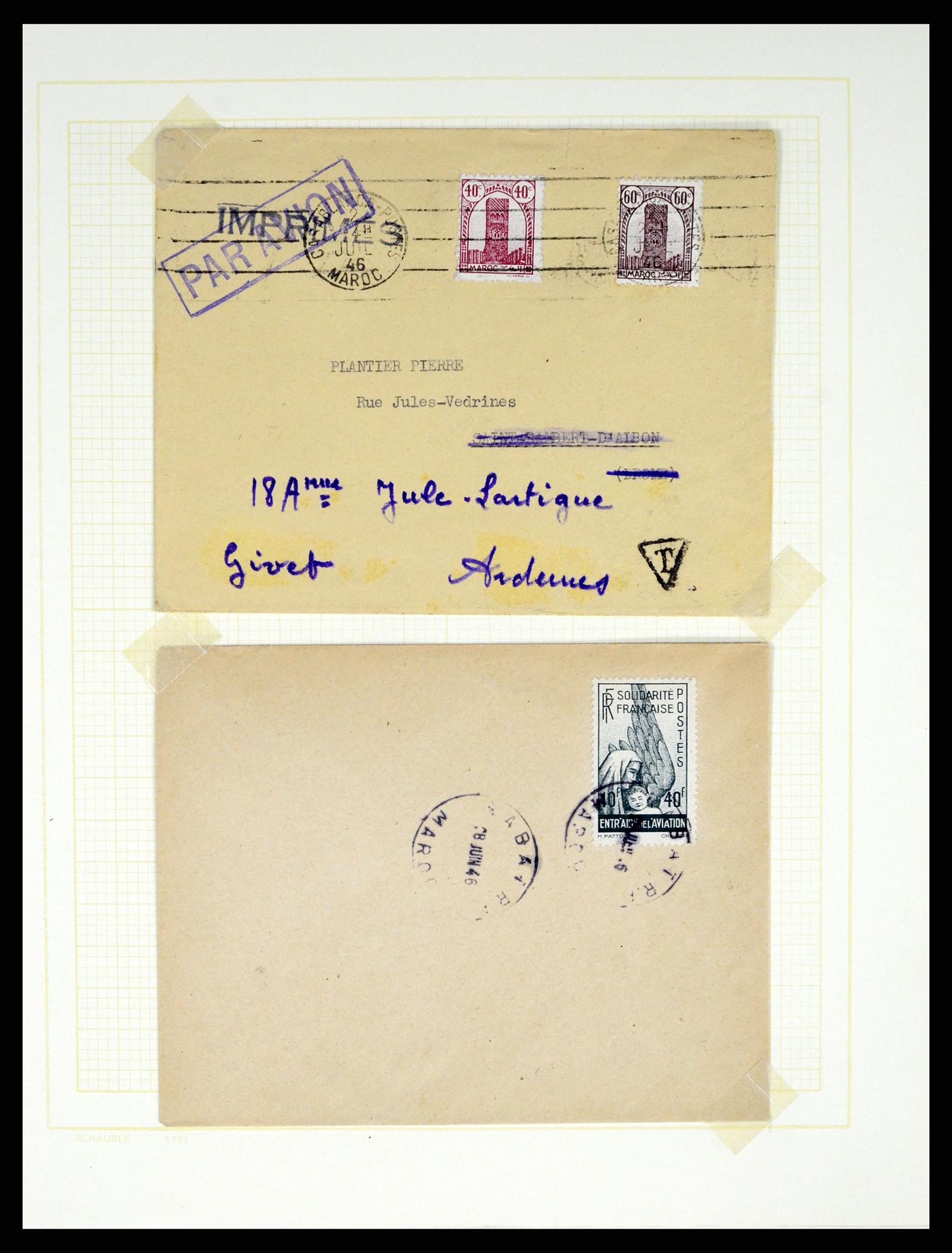 37590 333 - Postzegelverzameling 37590 Franse Kolonien 1849-1975.