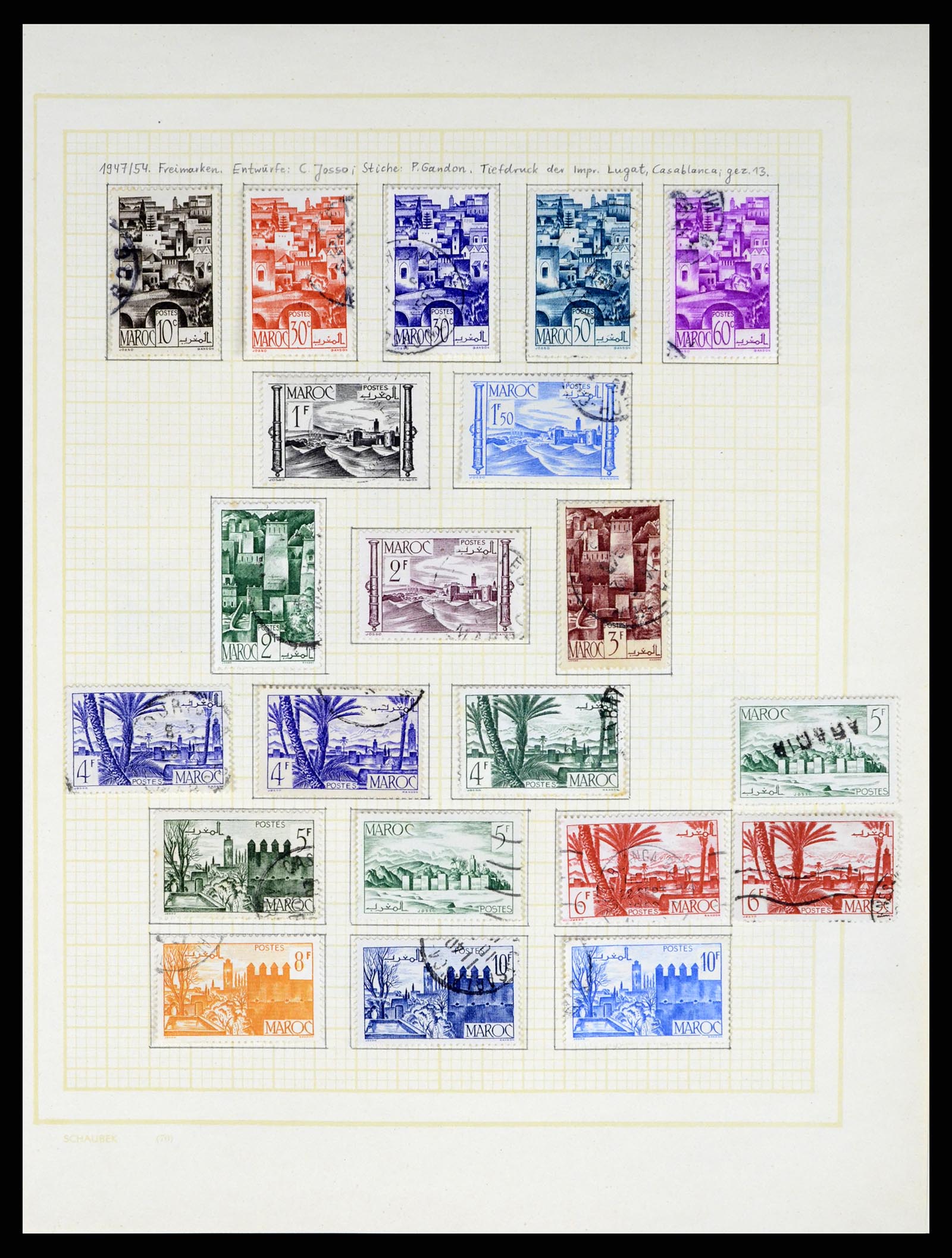 37590 337 - Postzegelverzameling 37590 Franse Kolonien 1849-1975.
