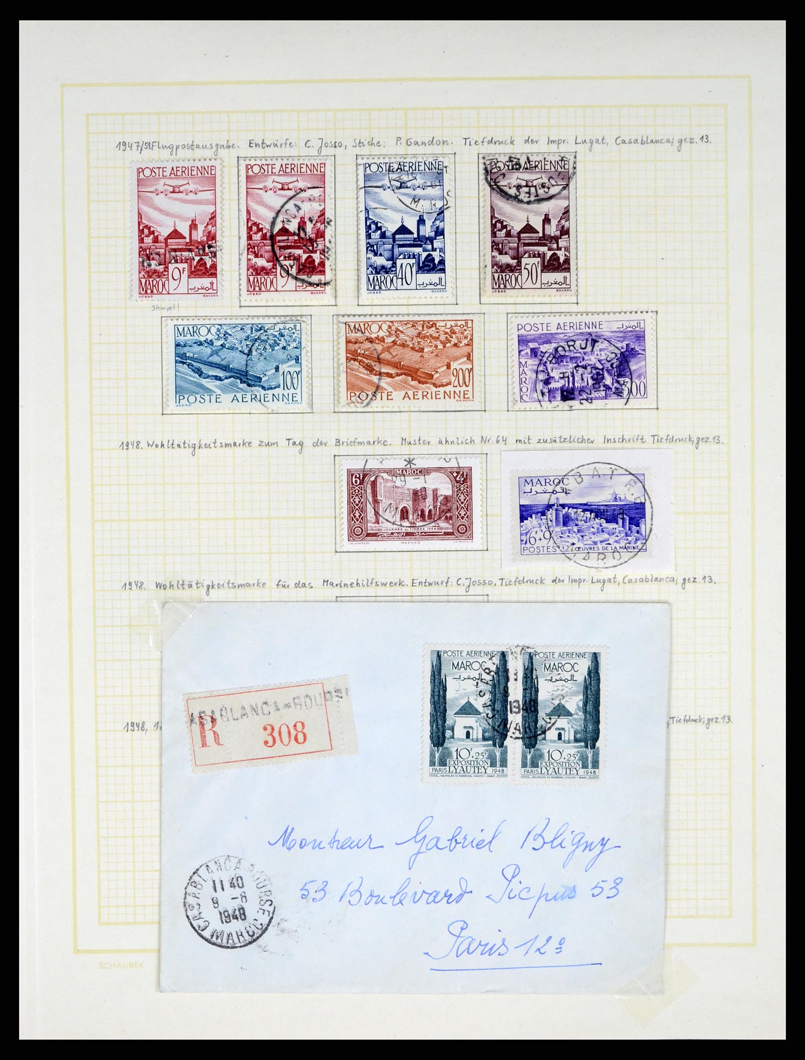 37590 339 - Postzegelverzameling 37590 Franse Kolonien 1849-1975.
