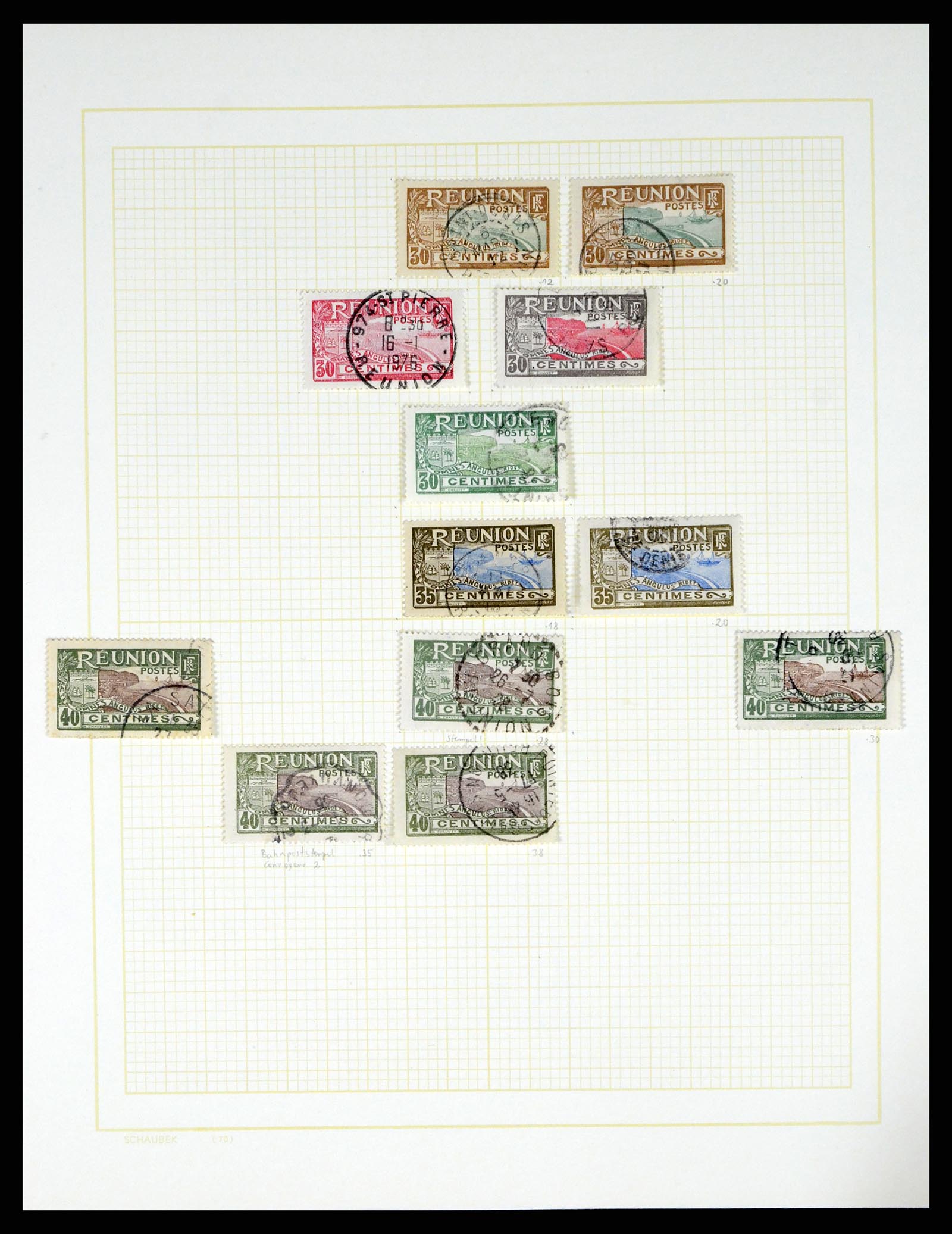 37590 421 - Postzegelverzameling 37590 Franse Kolonien 1849-1975.