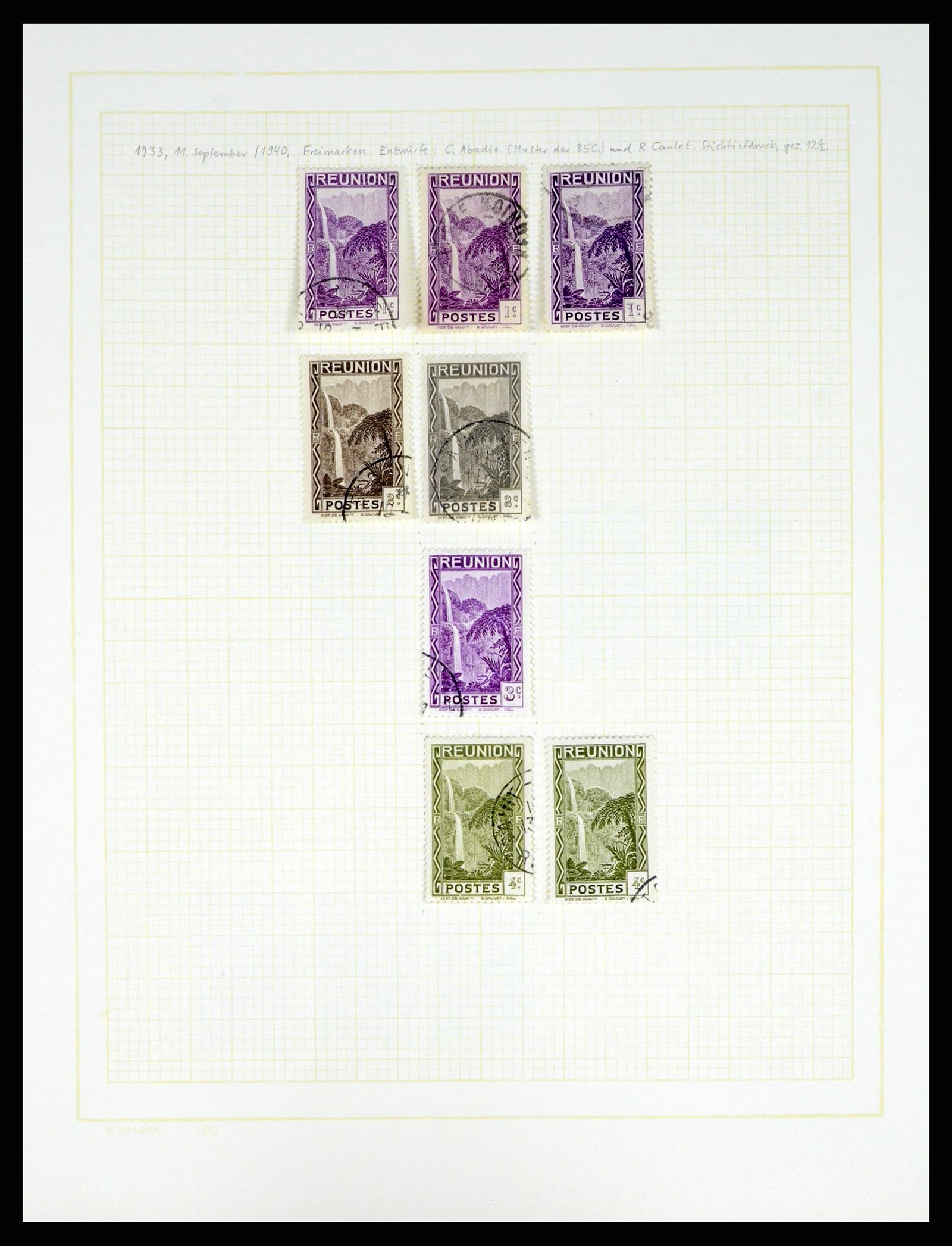 37590 425 - Postzegelverzameling 37590 Franse Kolonien 1849-1975.