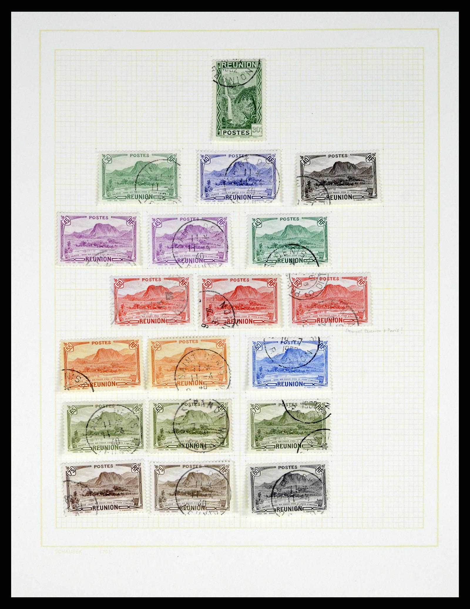 37590 427 - Postzegelverzameling 37590 Franse Kolonien 1849-1975.