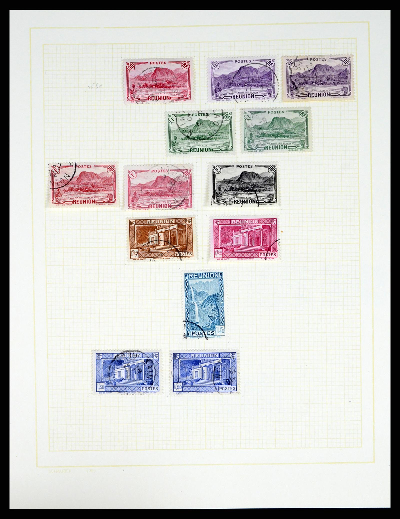 37590 428 - Postzegelverzameling 37590 Franse Kolonien 1849-1975.