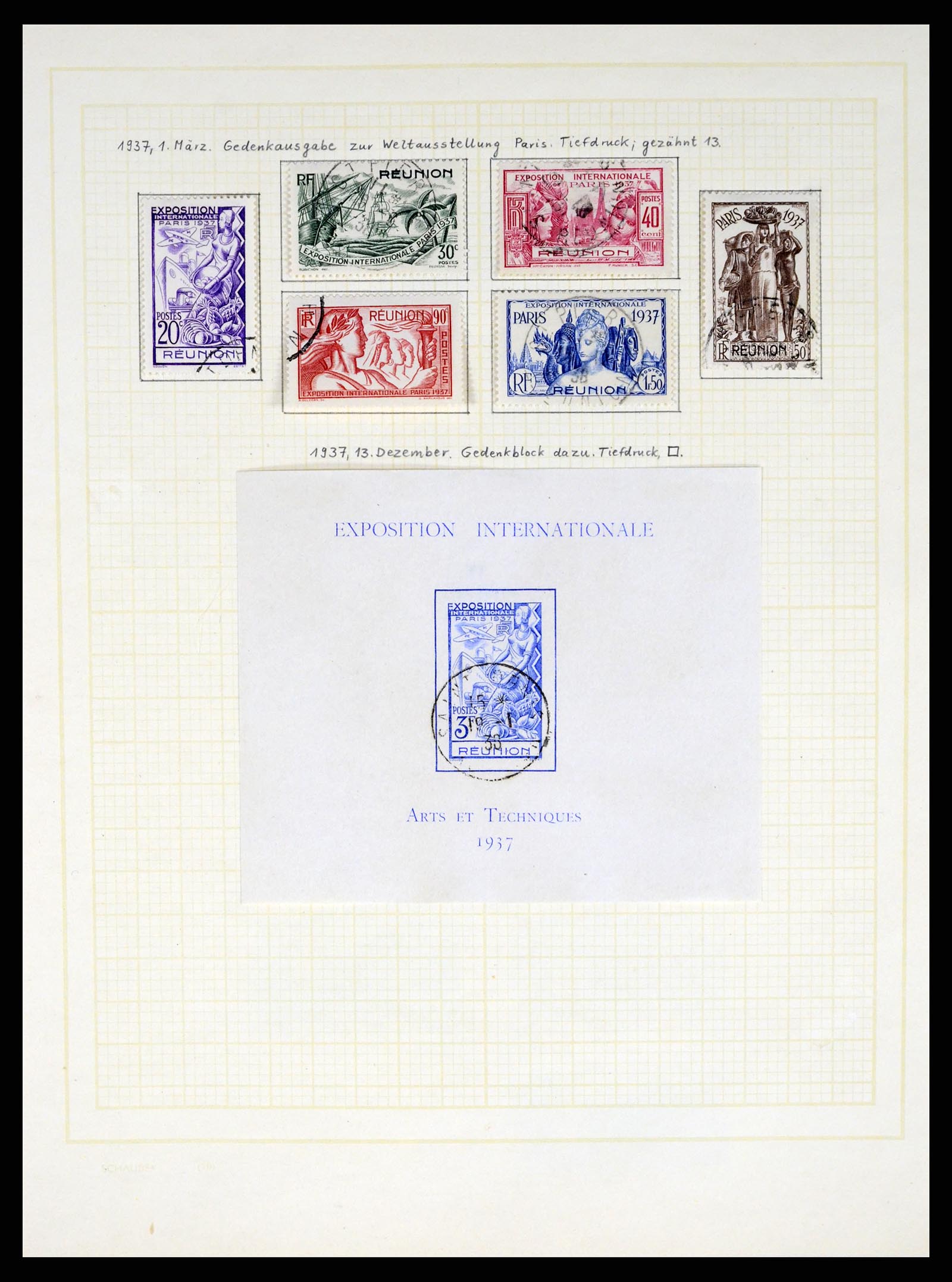 37590 431 - Postzegelverzameling 37590 Franse Kolonien 1849-1975.