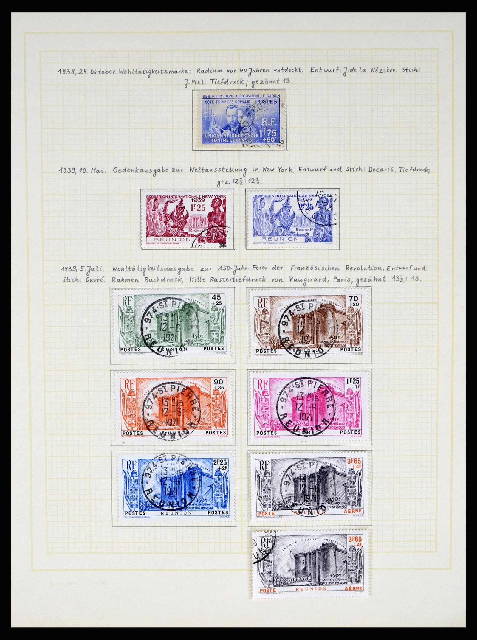 37590 432 - Postzegelverzameling 37590 Franse Kolonien 1849-1975.