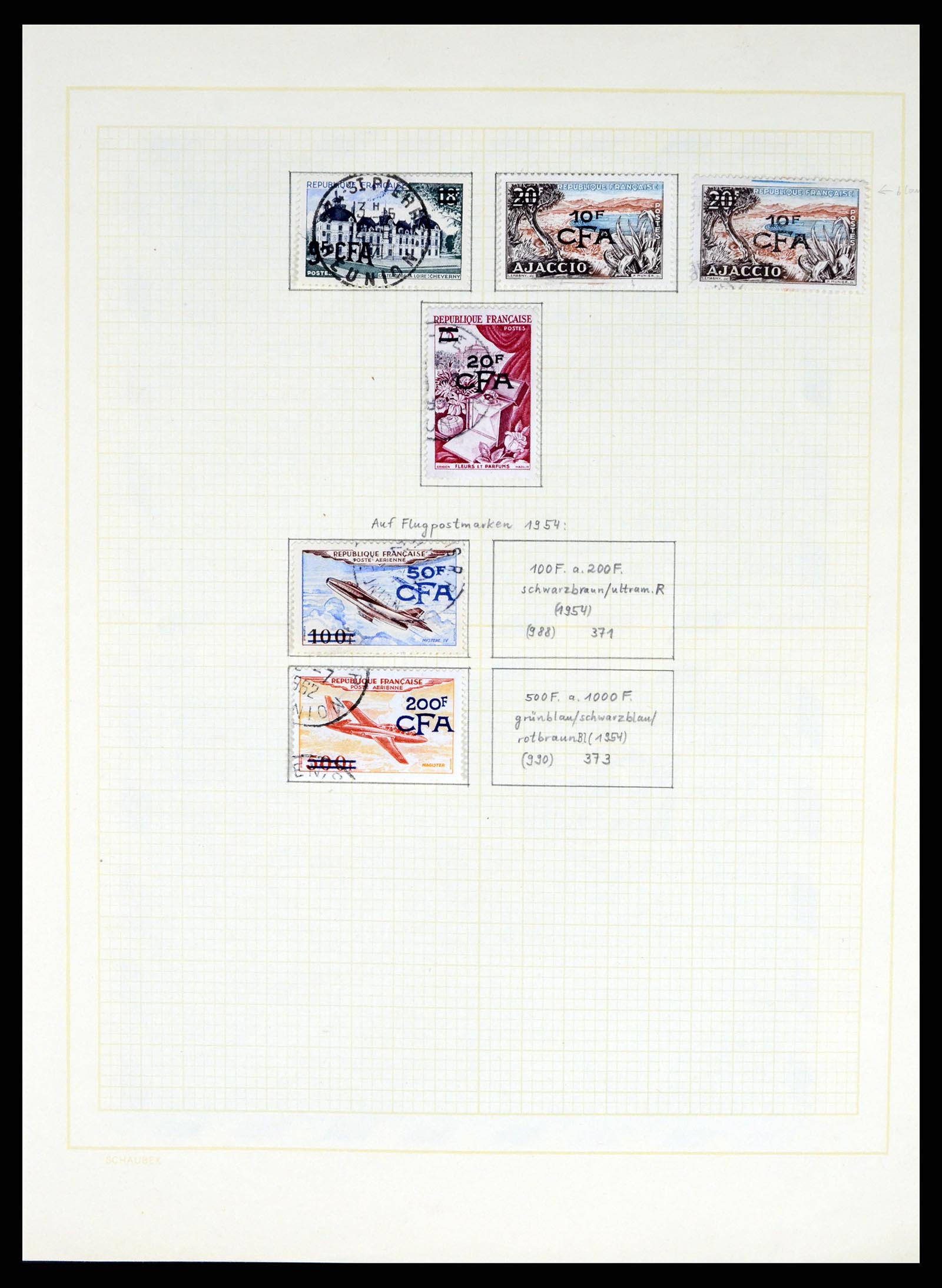 37590 445 - Postzegelverzameling 37590 Franse Kolonien 1849-1975.