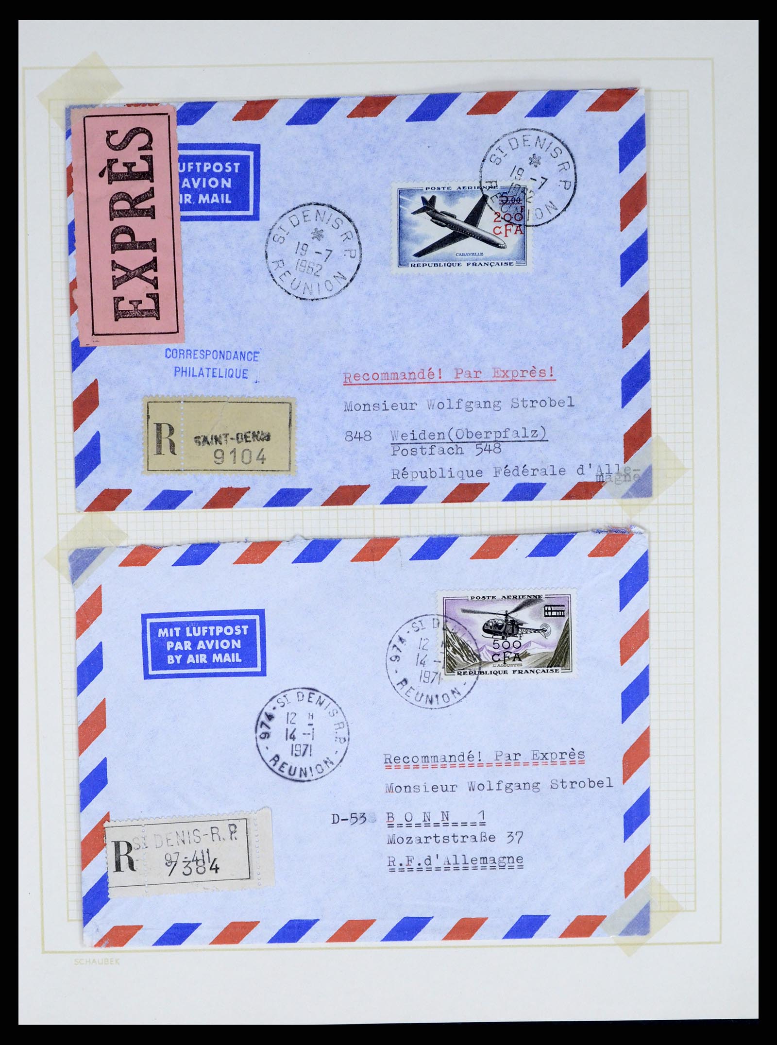 37590 450 - Postzegelverzameling 37590 Franse Kolonien 1849-1975.