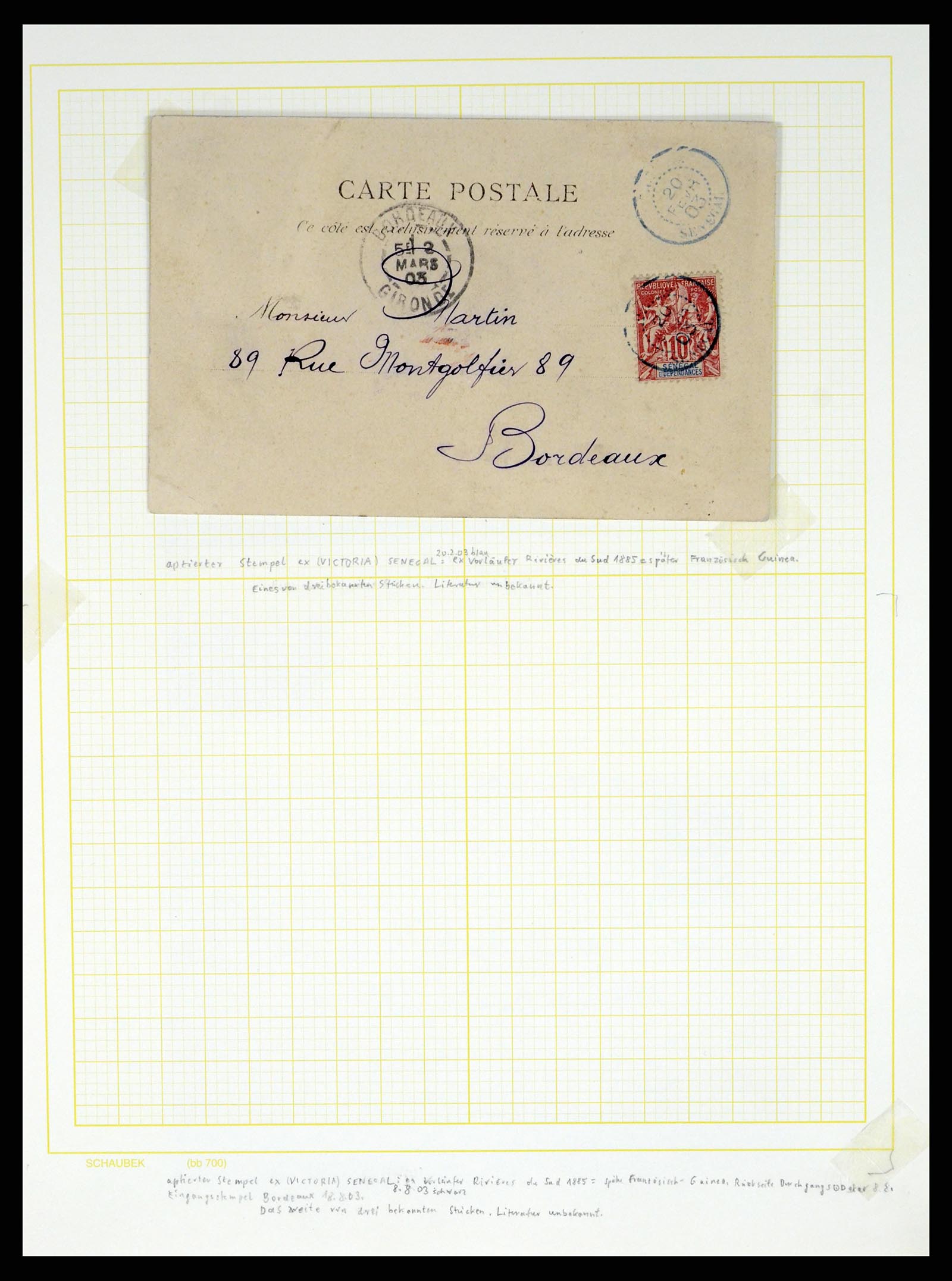 37590 463 - Postzegelverzameling 37590 Franse Kolonien 1849-1975.
