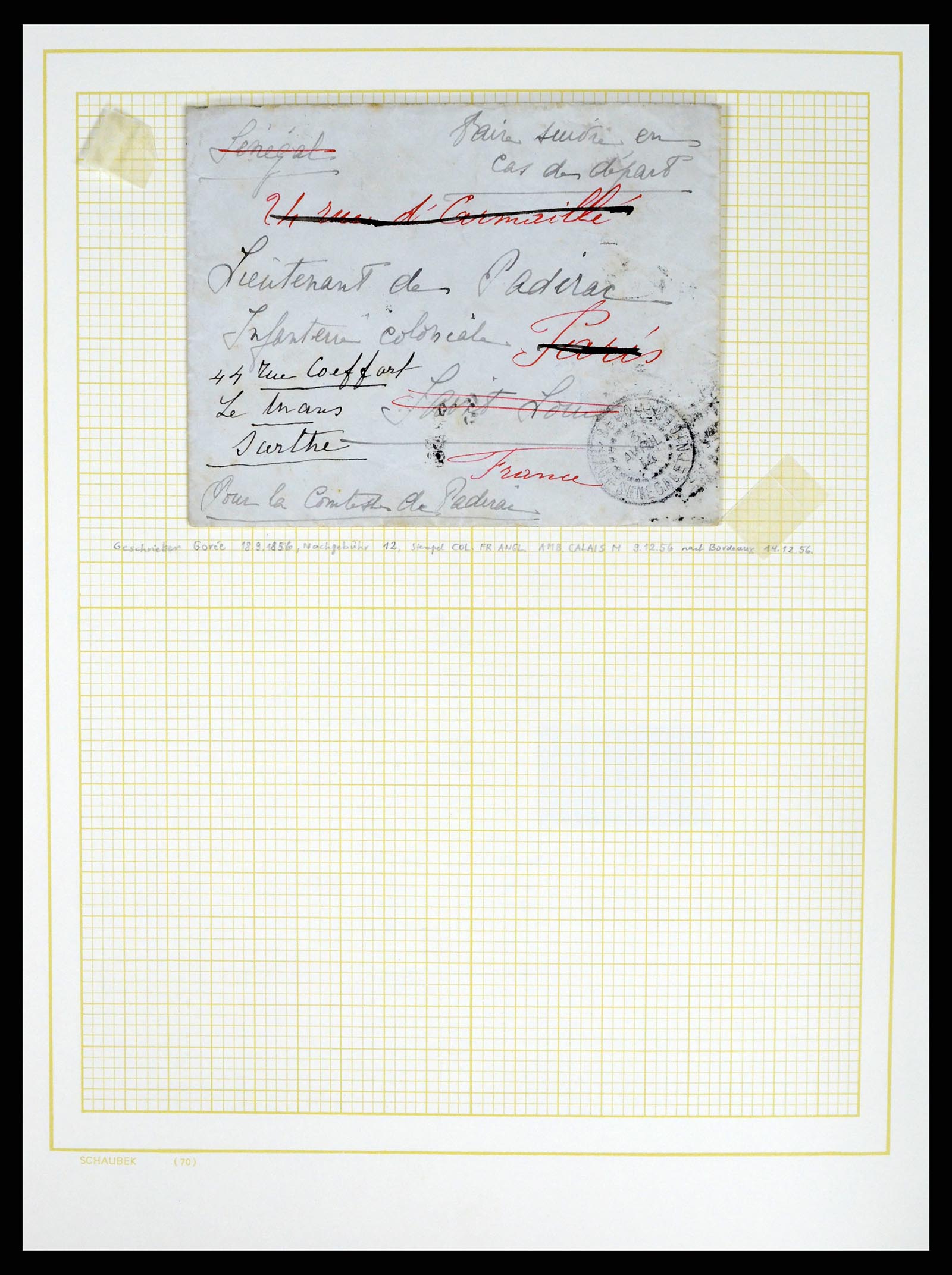 37590 465 - Postzegelverzameling 37590 Franse Kolonien 1849-1975.