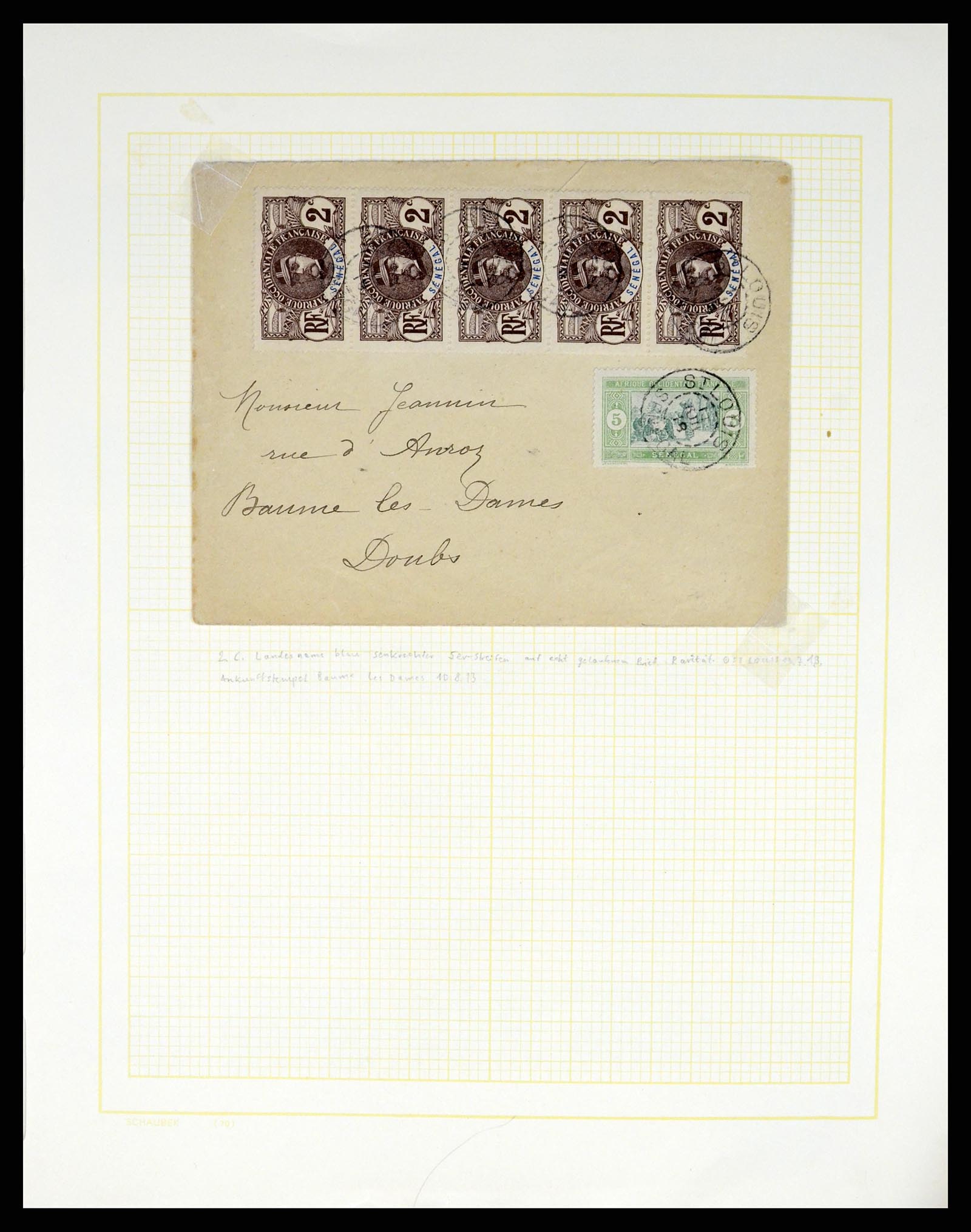 37590 474 - Postzegelverzameling 37590 Franse Kolonien 1849-1975.