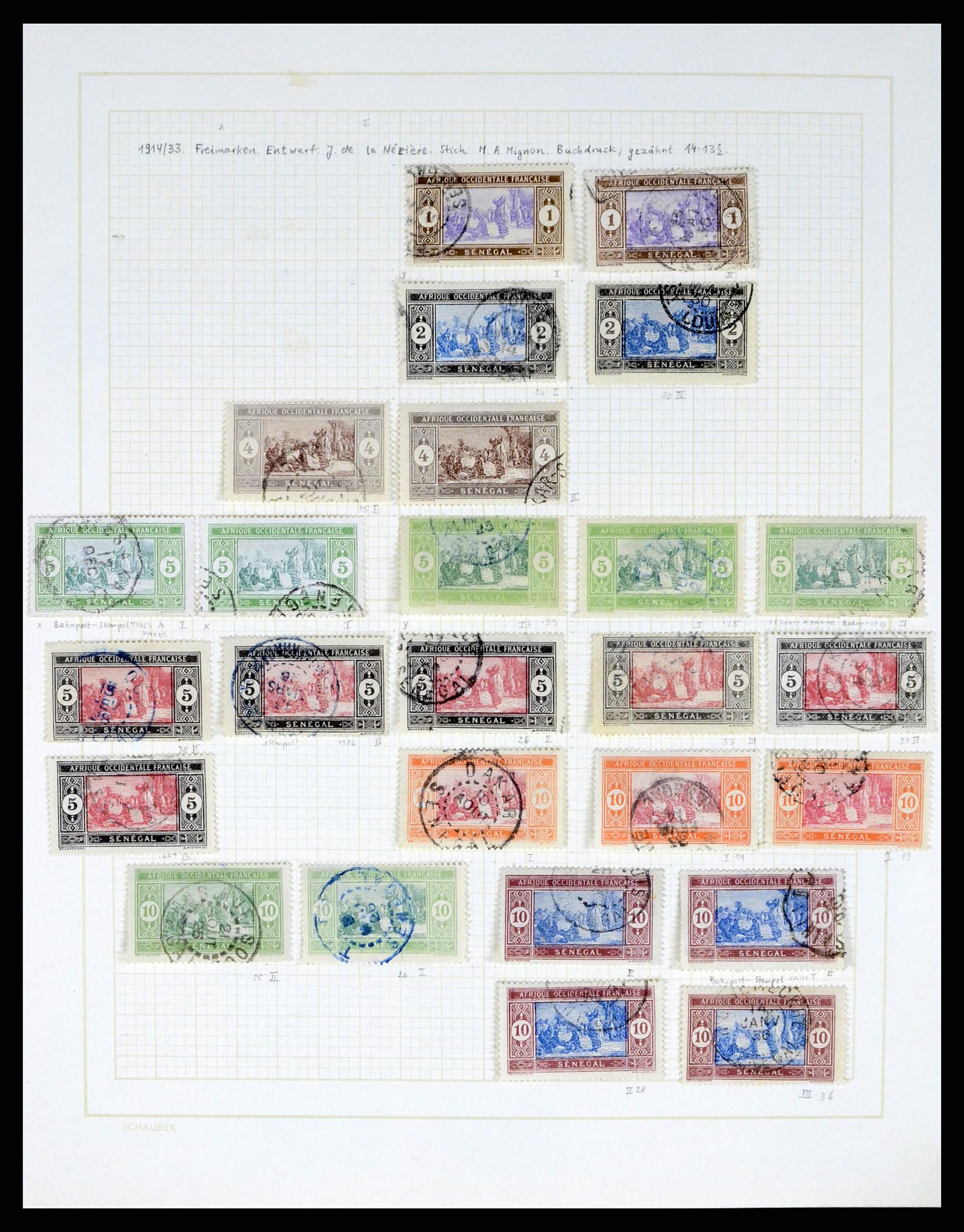 37590 479 - Postzegelverzameling 37590 Franse Kolonien 1849-1975.