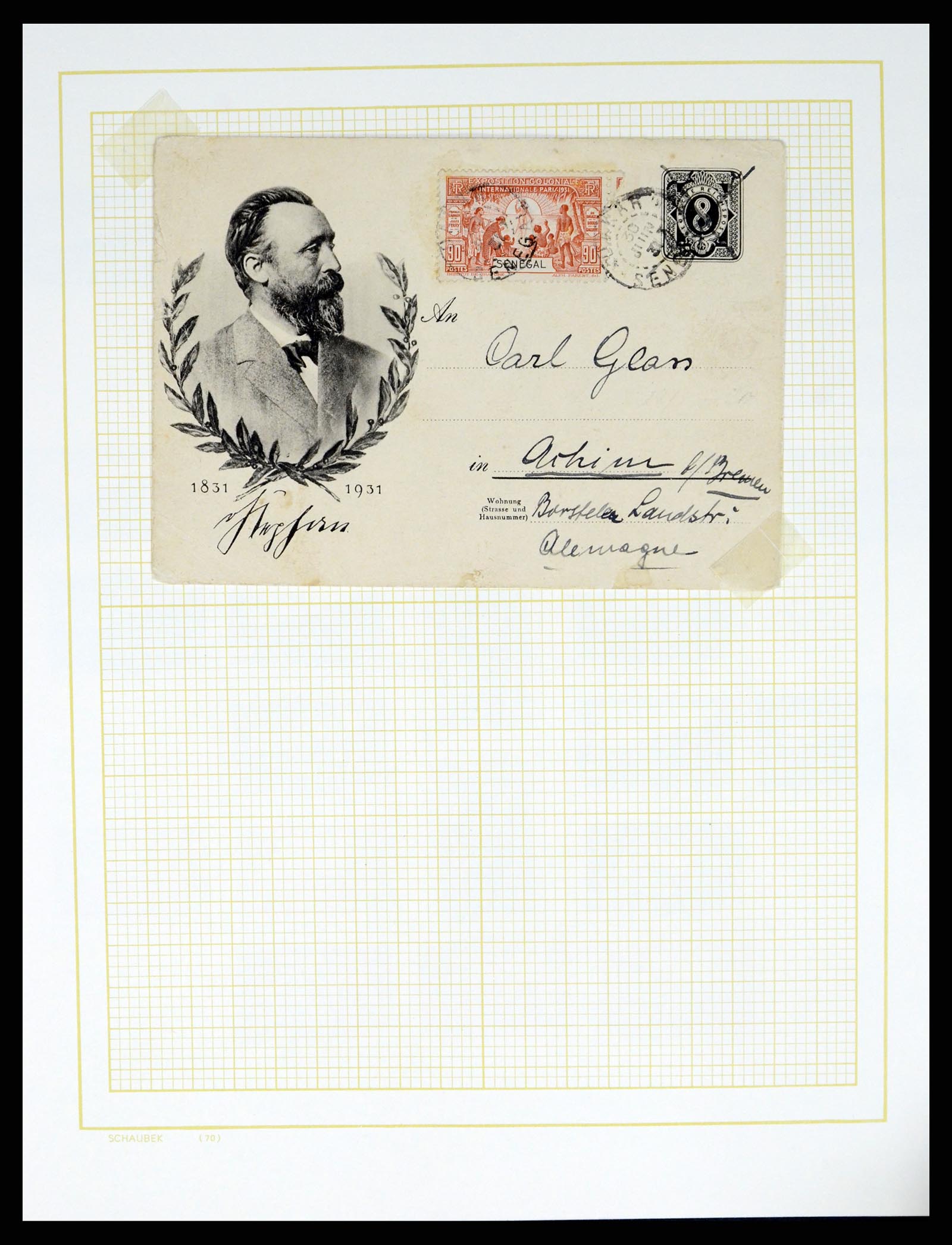 37590 487 - Postzegelverzameling 37590 Franse Kolonien 1849-1975.