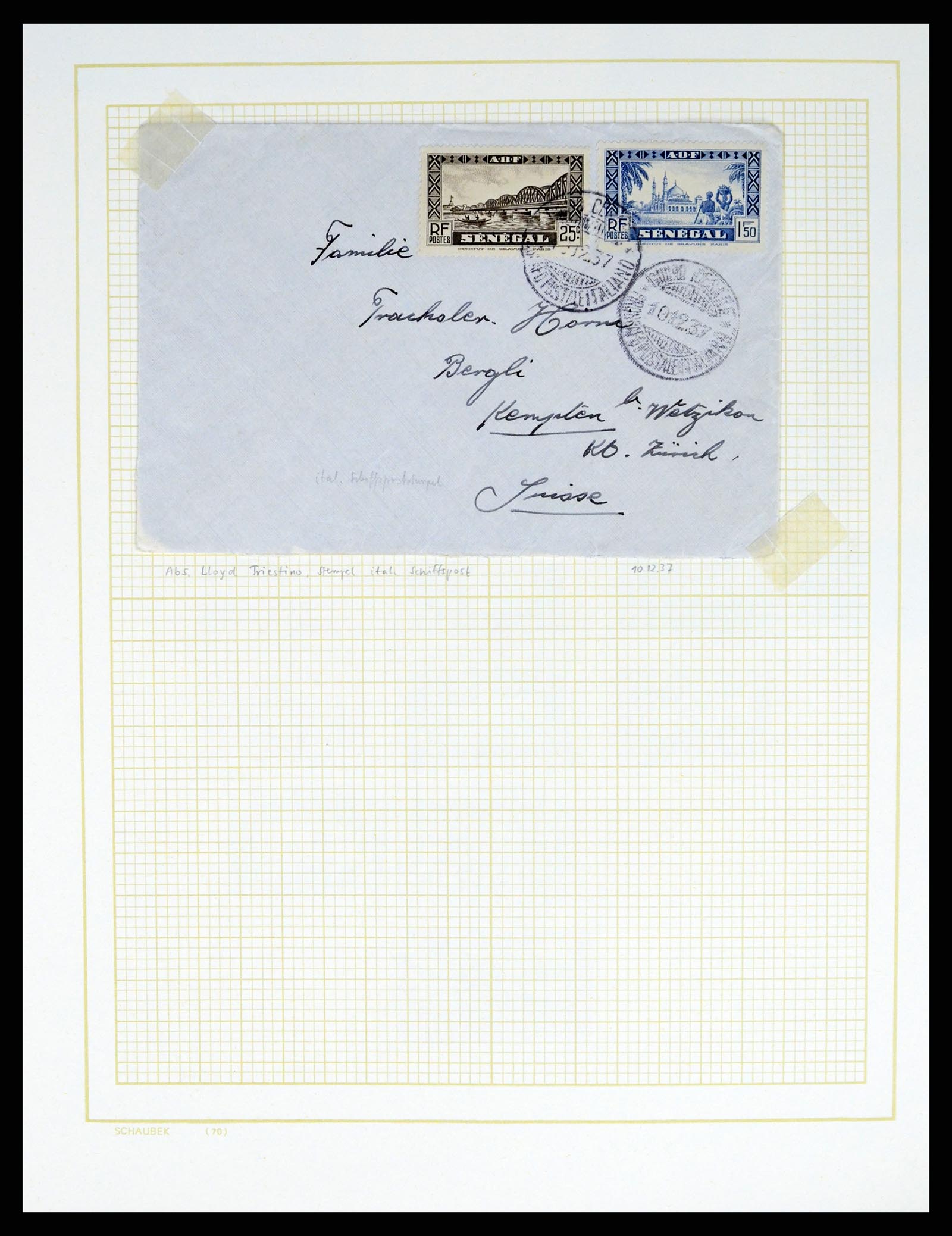 37590 491 - Postzegelverzameling 37590 Franse Kolonien 1849-1975.