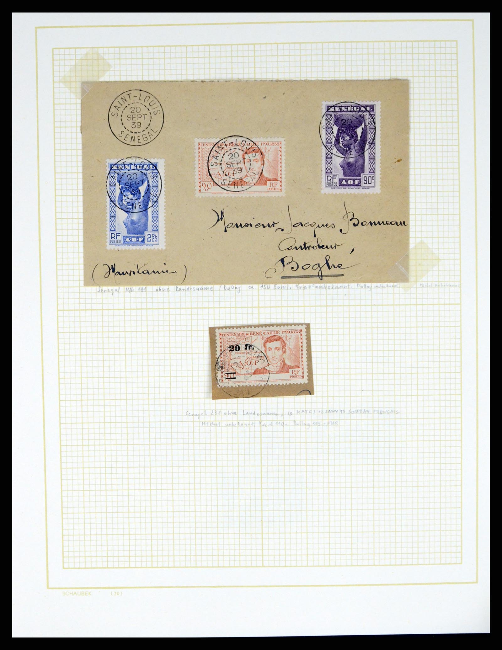 37590 495 - Postzegelverzameling 37590 Franse Kolonien 1849-1975.