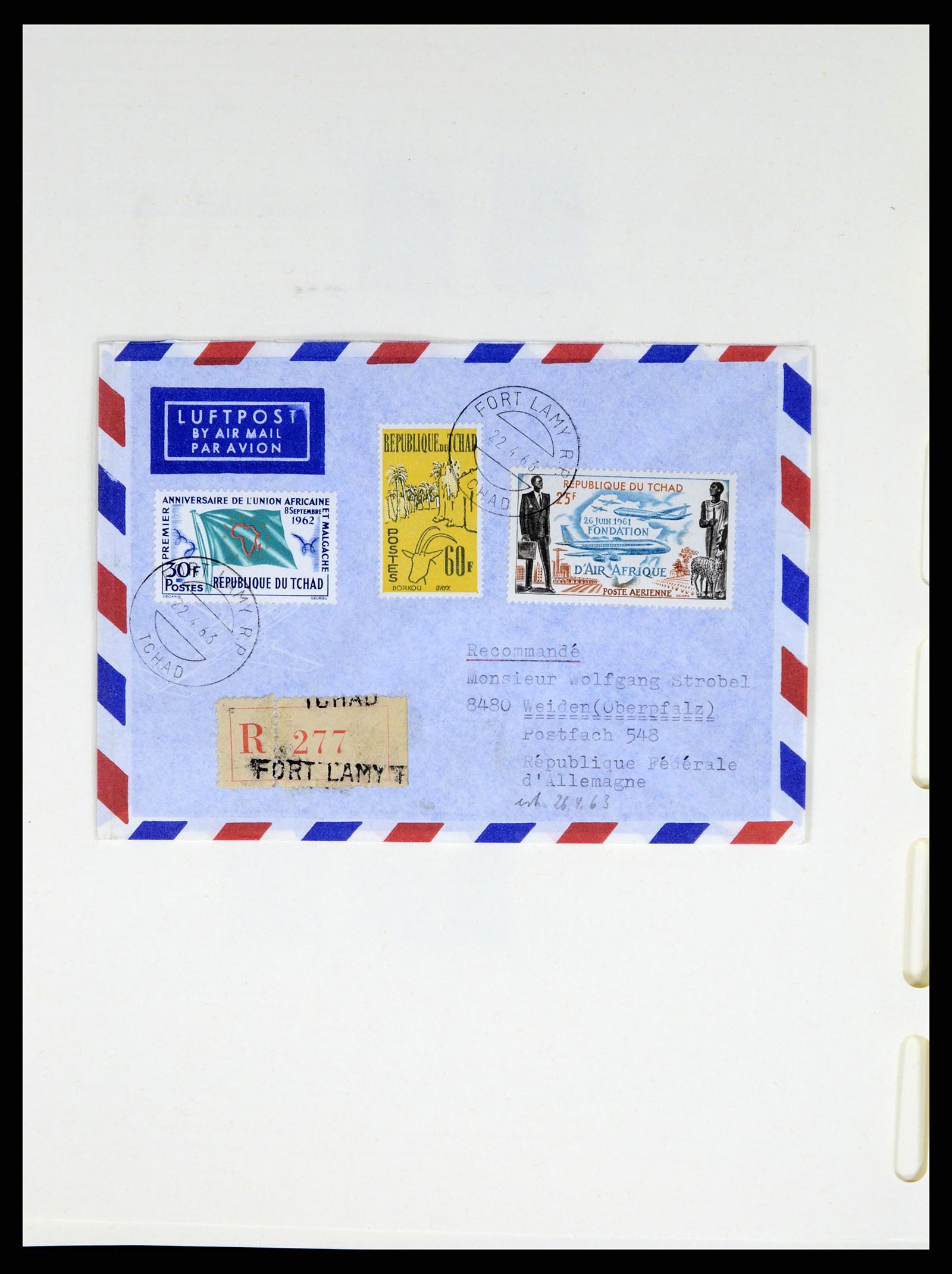 37590 507 - Postzegelverzameling 37590 Franse Kolonien 1849-1975.