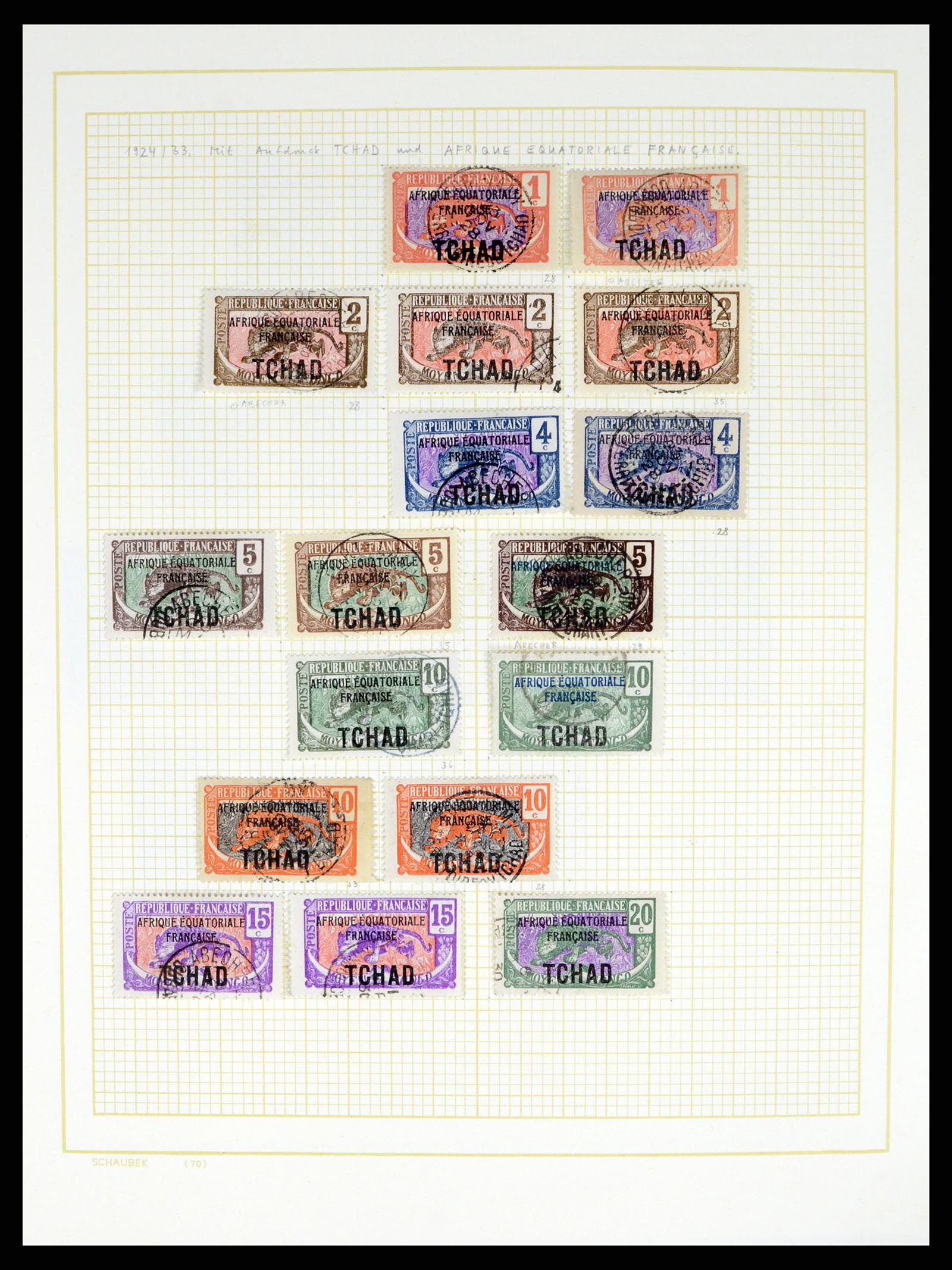 37590 509 - Postzegelverzameling 37590 Franse Kolonien 1849-1975.