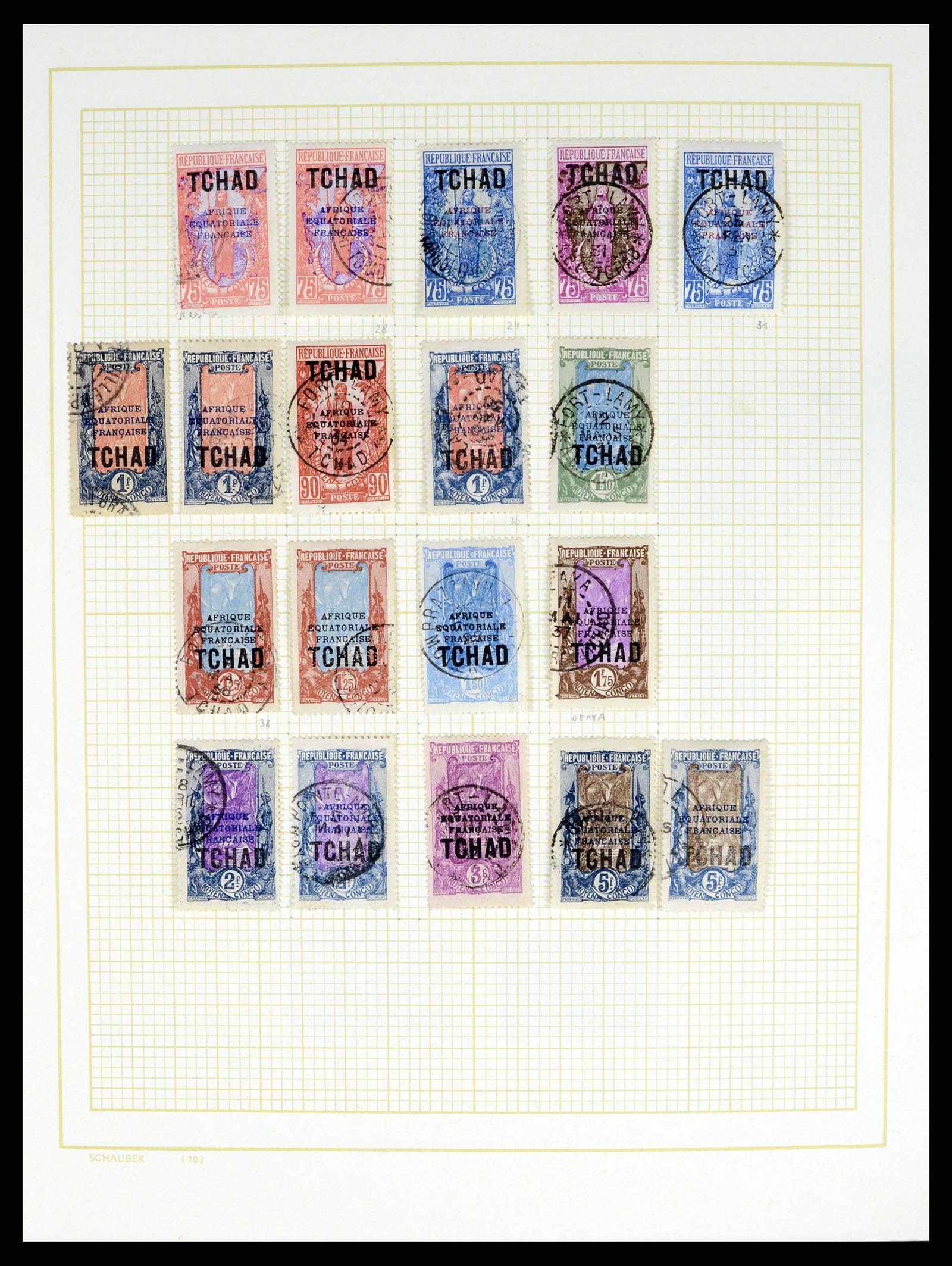37590 511 - Postzegelverzameling 37590 Franse Kolonien 1849-1975.