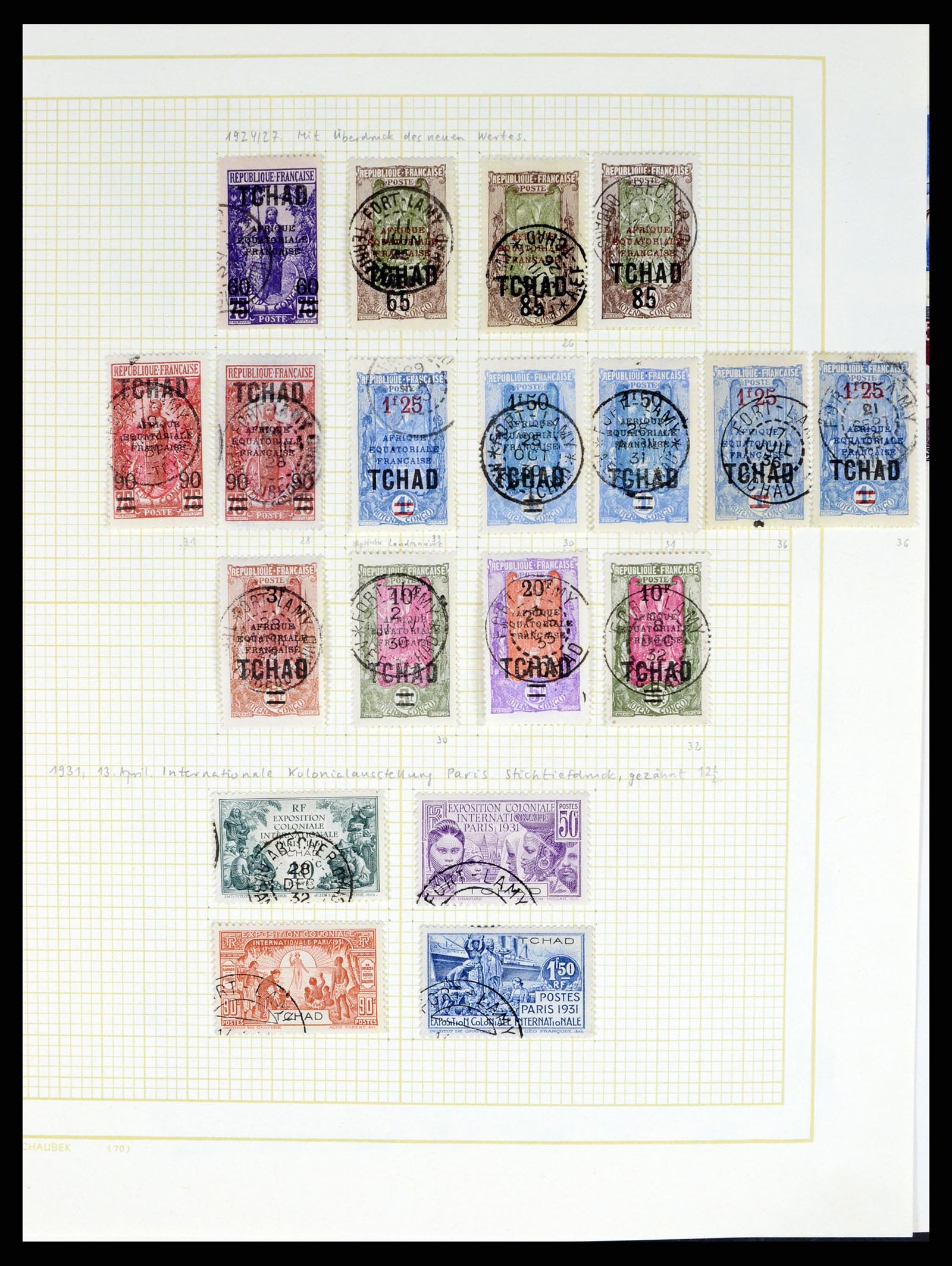 37590 512 - Postzegelverzameling 37590 Franse Kolonien 1849-1975.