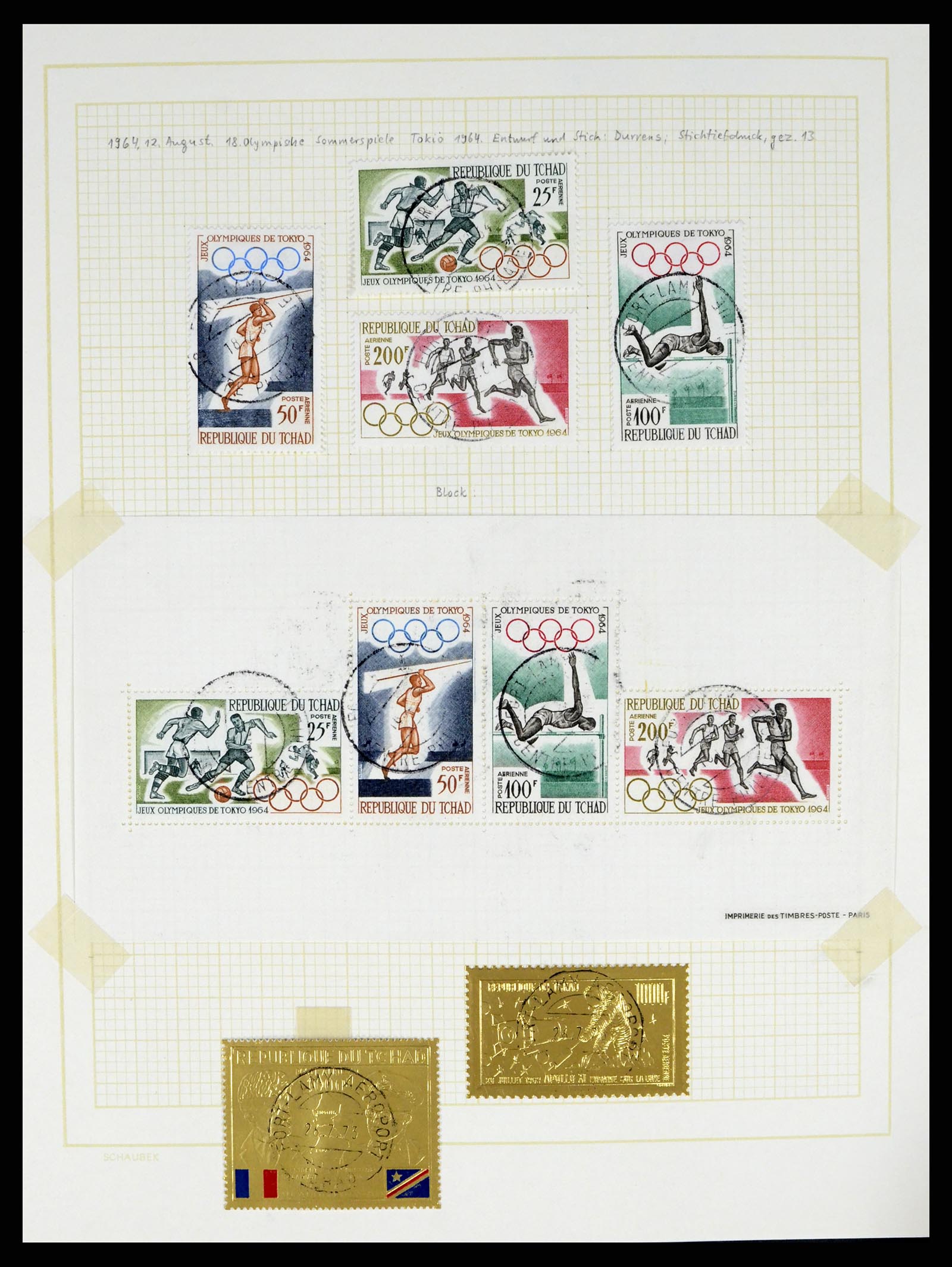 37590 521 - Postzegelverzameling 37590 Franse Kolonien 1849-1975.