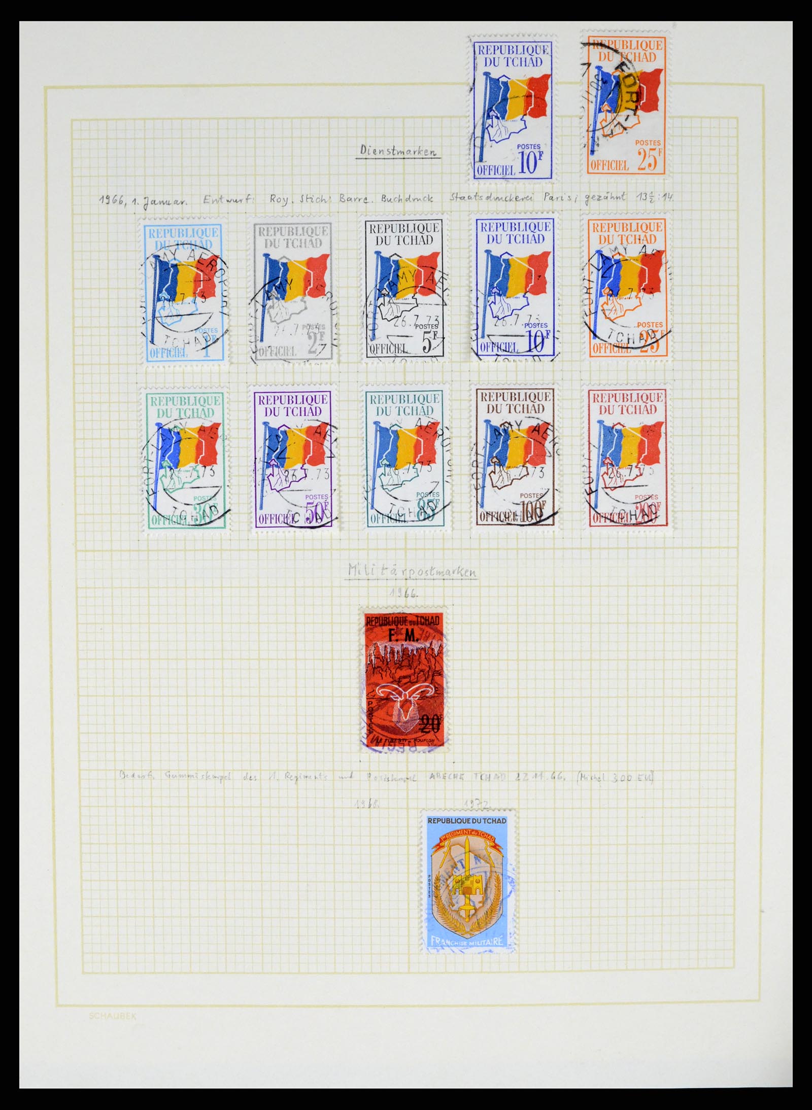 37590 522 - Postzegelverzameling 37590 Franse Kolonien 1849-1975.