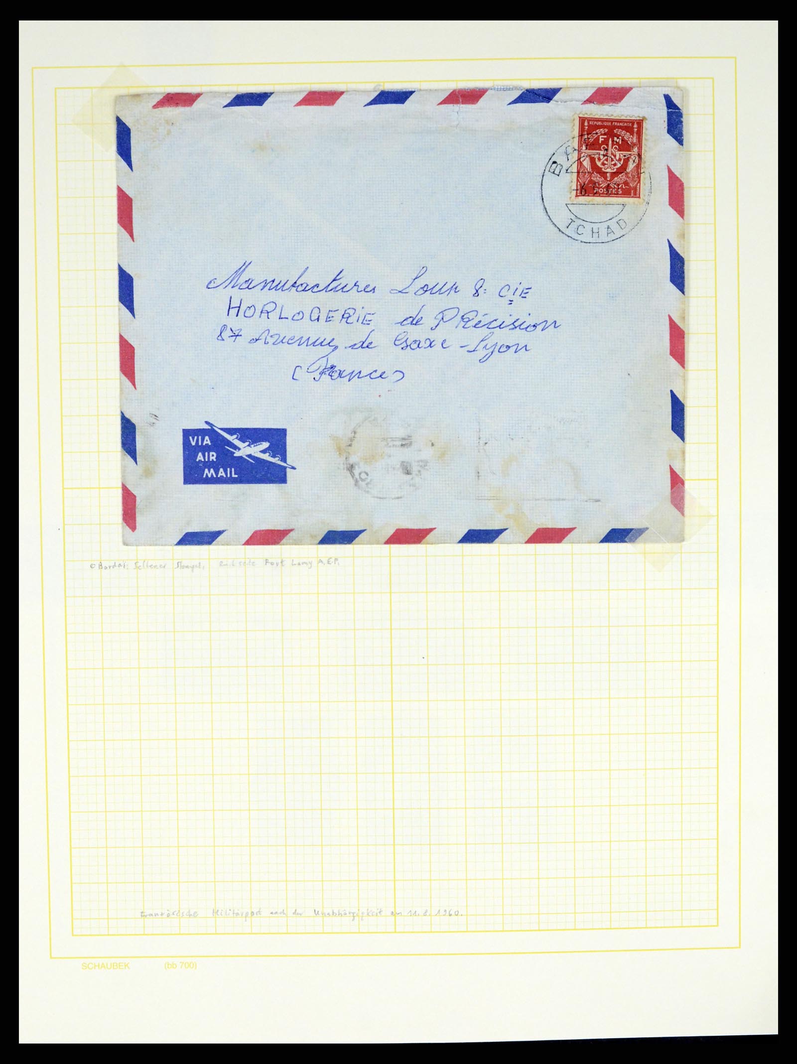 37590 523 - Postzegelverzameling 37590 Franse Kolonien 1849-1975.