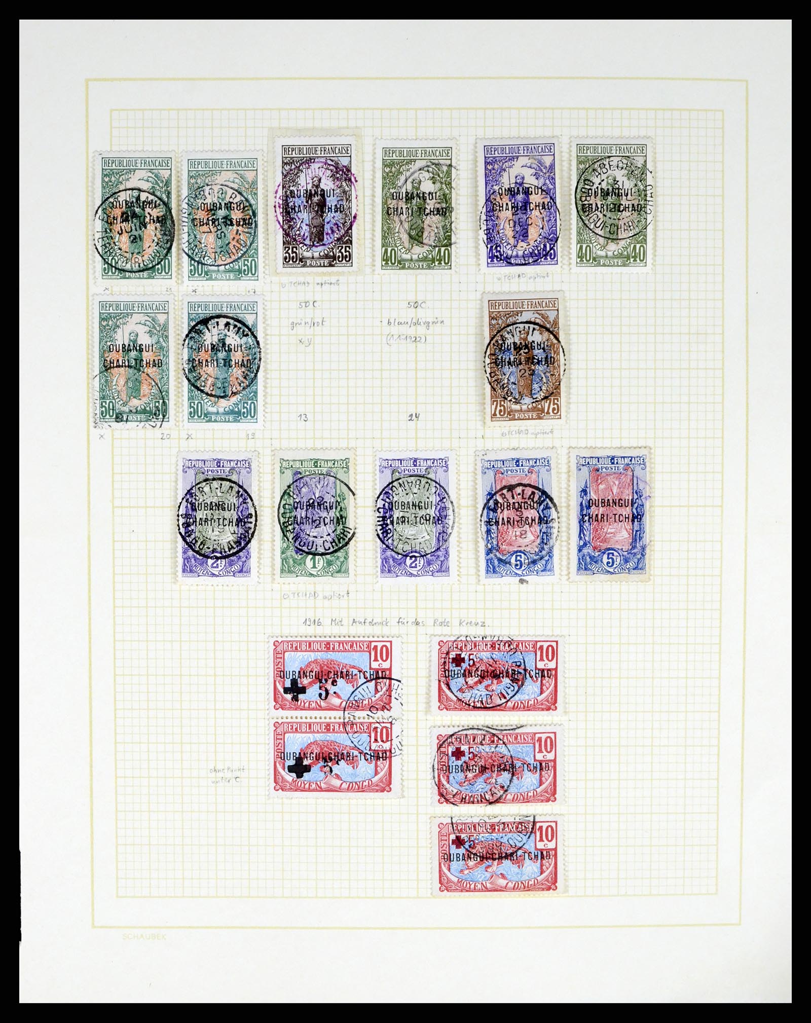 37590 528 - Postzegelverzameling 37590 Franse Kolonien 1849-1975.