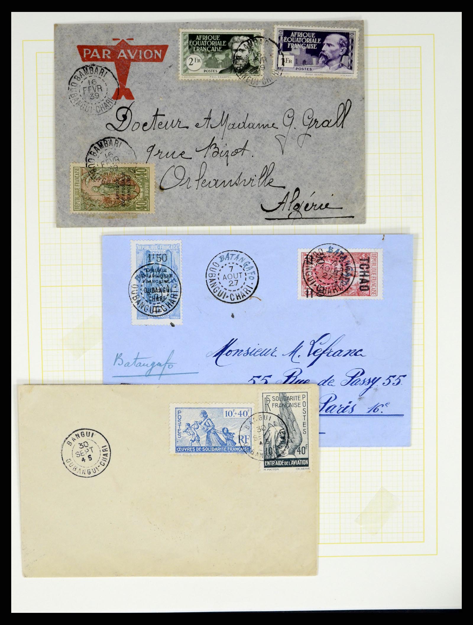 37590 534 - Postzegelverzameling 37590 Franse Kolonien 1849-1975.
