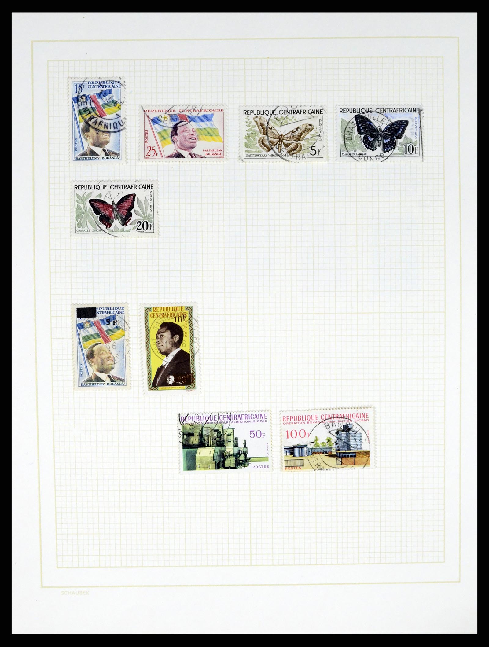 37590 535 - Postzegelverzameling 37590 Franse Kolonien 1849-1975.