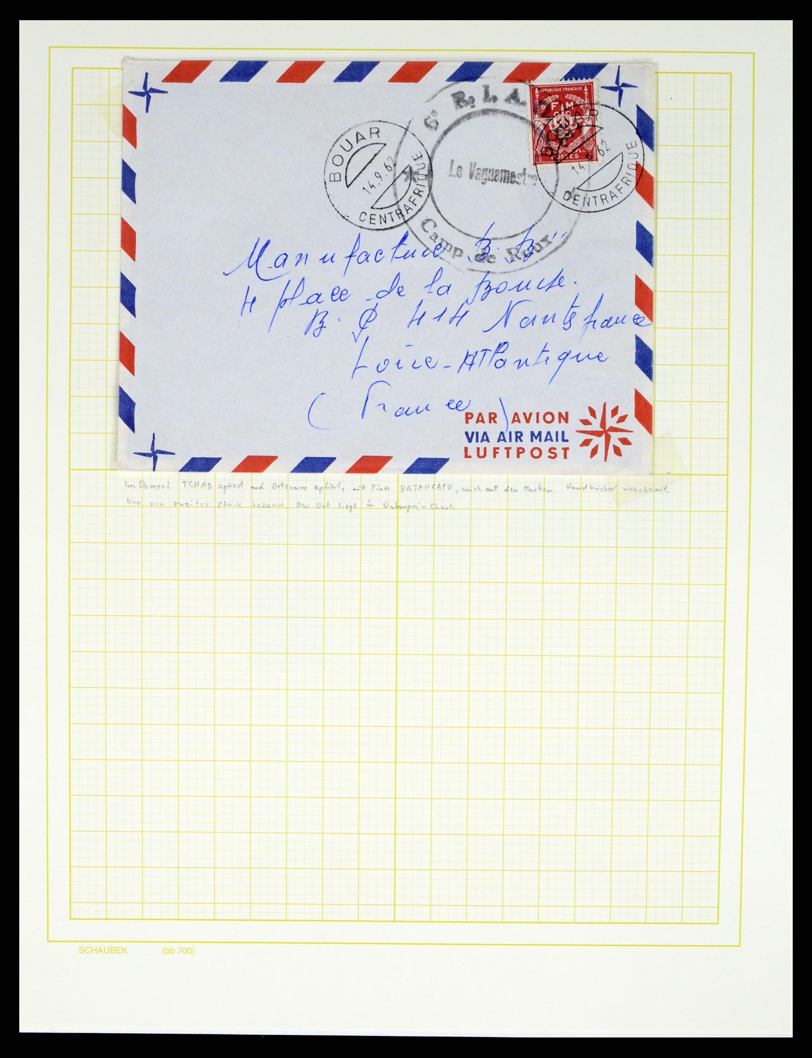 37590 539 - Postzegelverzameling 37590 Franse Kolonien 1849-1975.