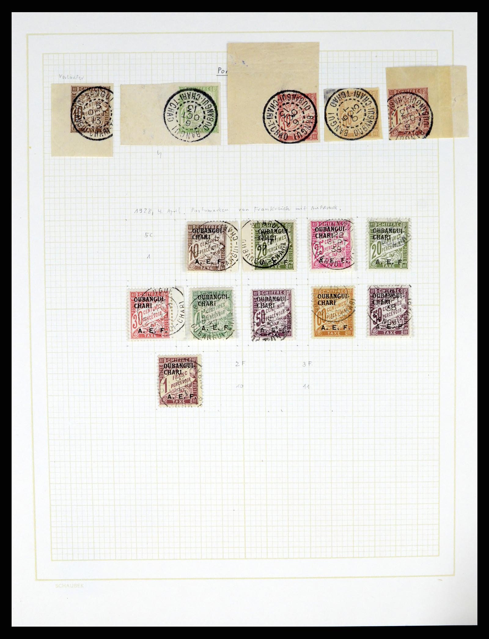 37590 540 - Postzegelverzameling 37590 Franse Kolonien 1849-1975.