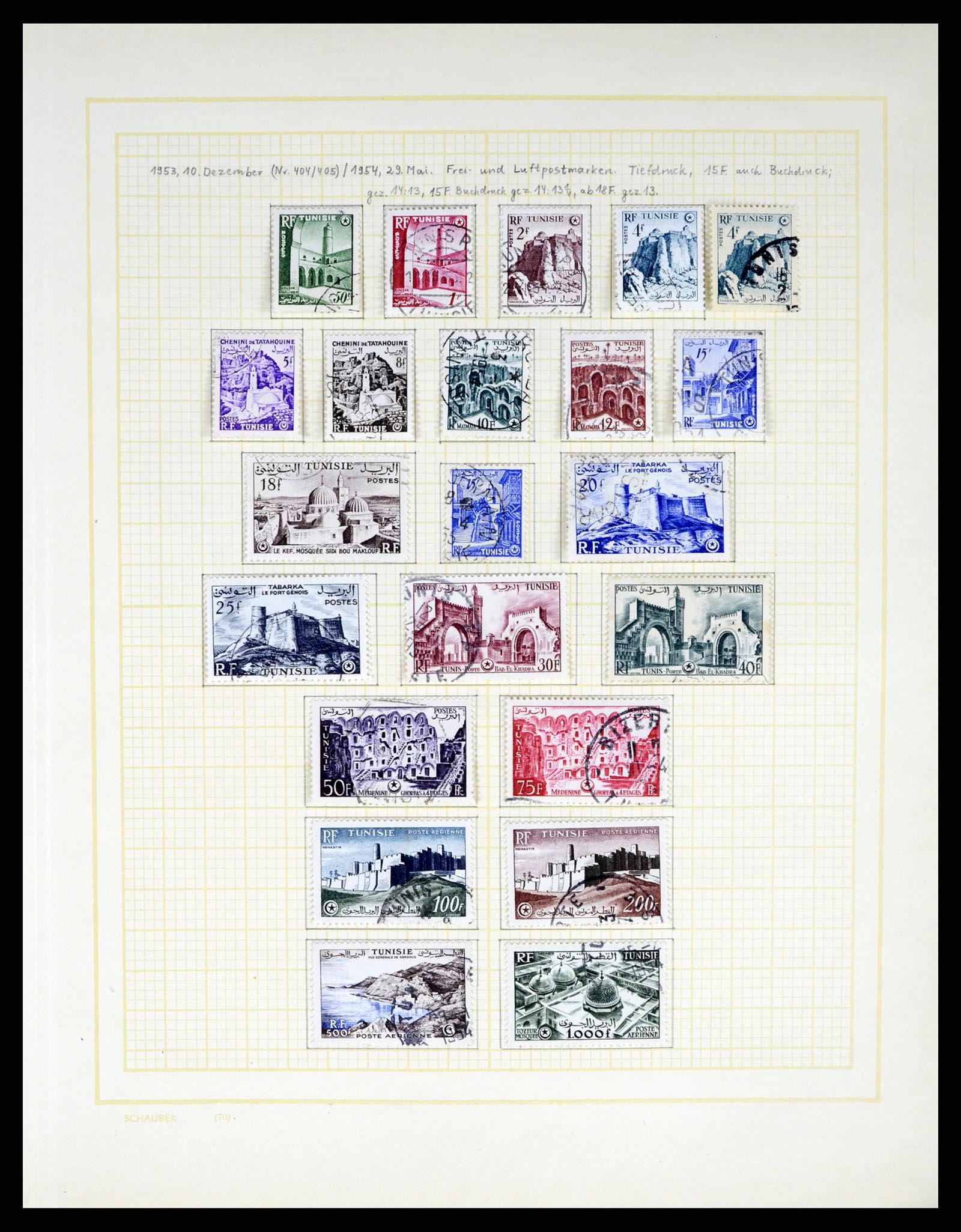 37590 588 - Postzegelverzameling 37590 Franse Kolonien 1849-1975.