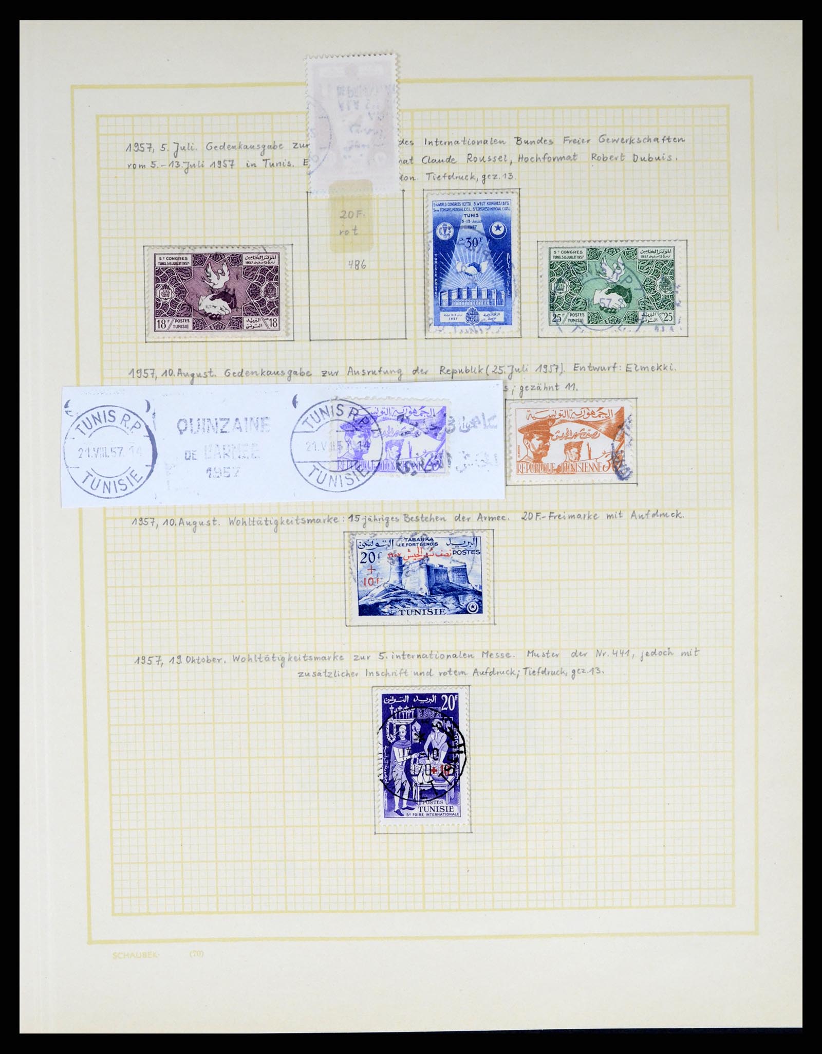 37590 596 - Postzegelverzameling 37590 Franse Kolonien 1849-1975.