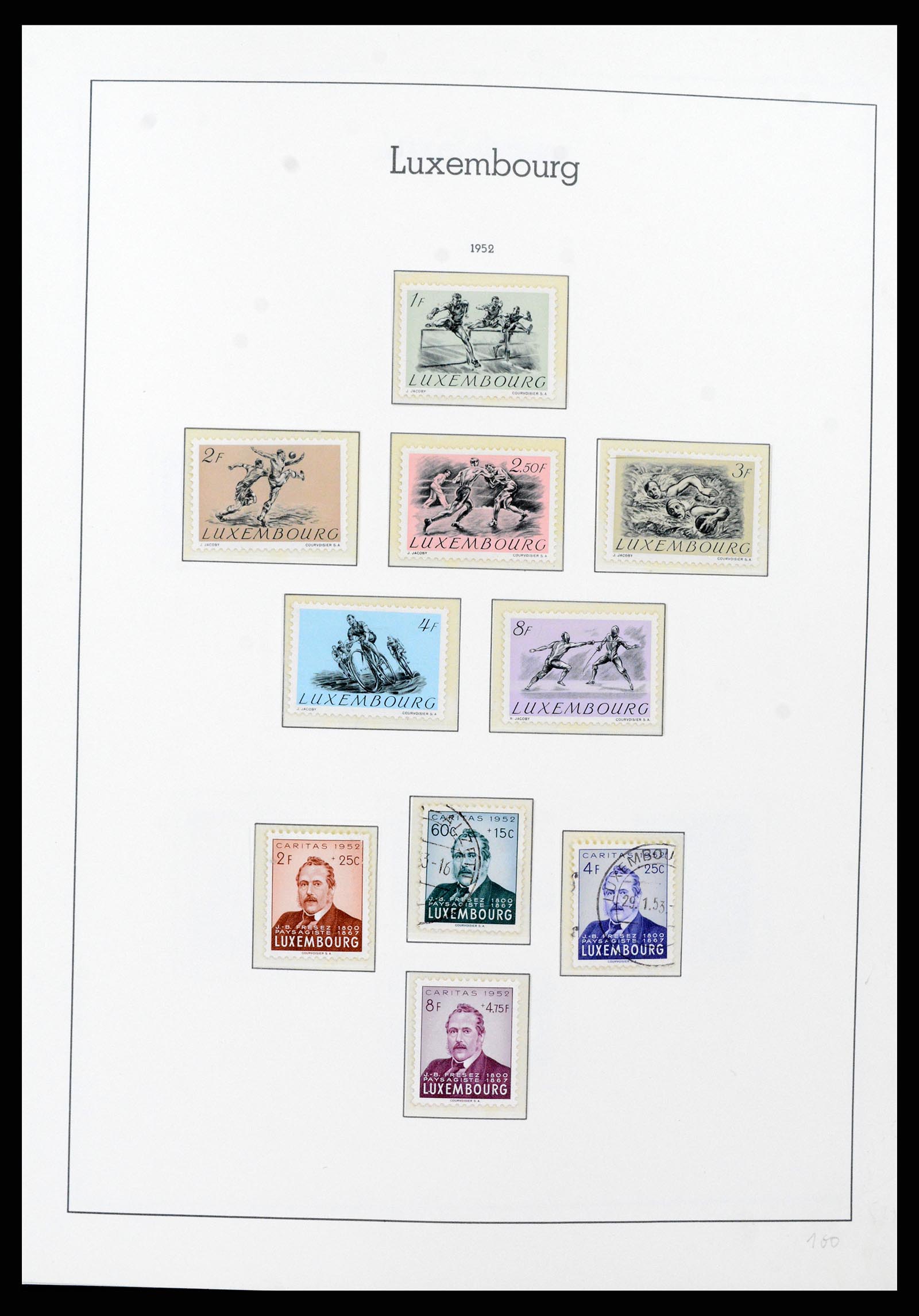 37592 047 - Postzegelverzameling 37592 Luxemburg 1852-1999.