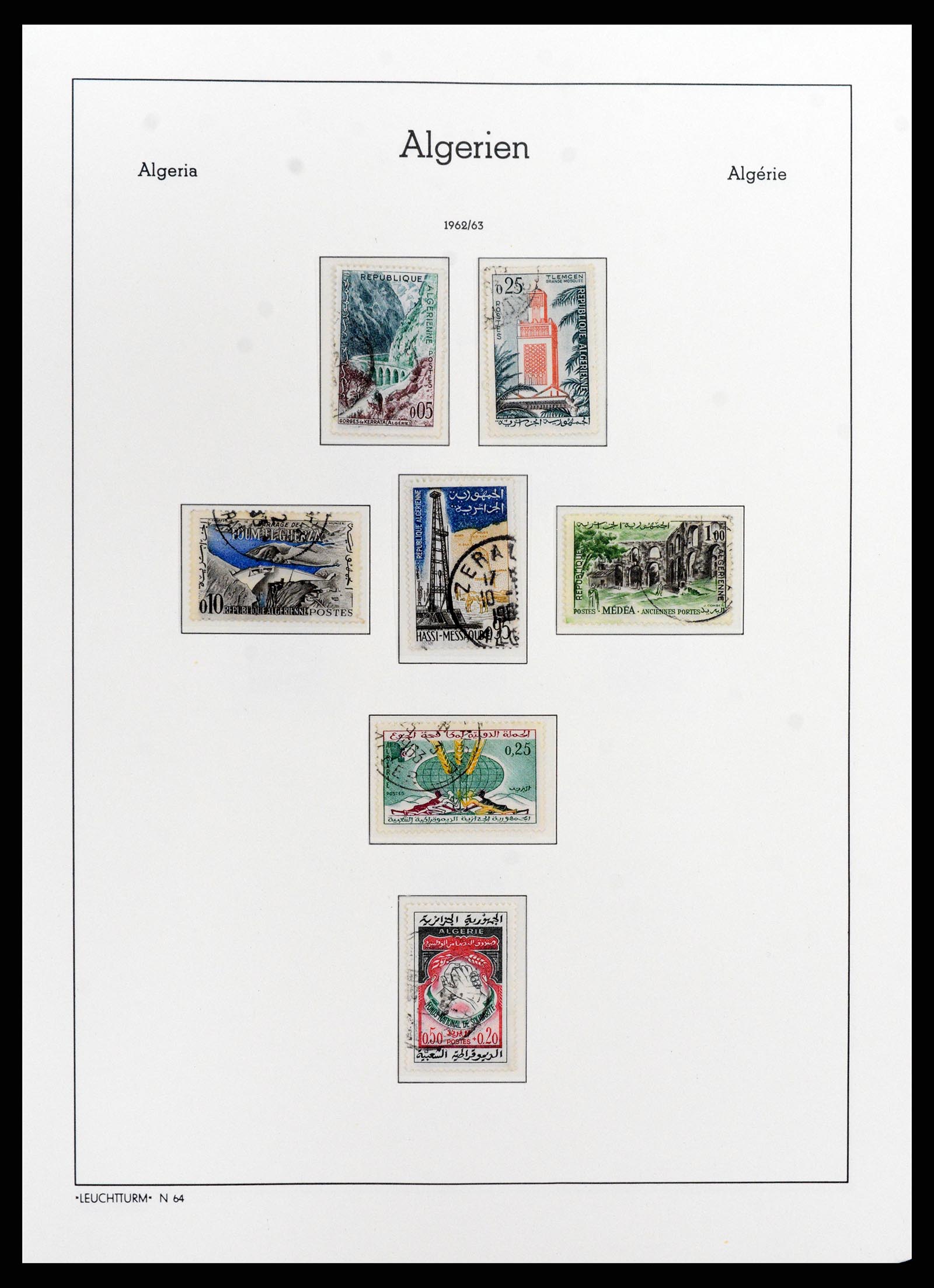 37593 004 - Postzegelverzameling 37593 Algerije 1962-2012.