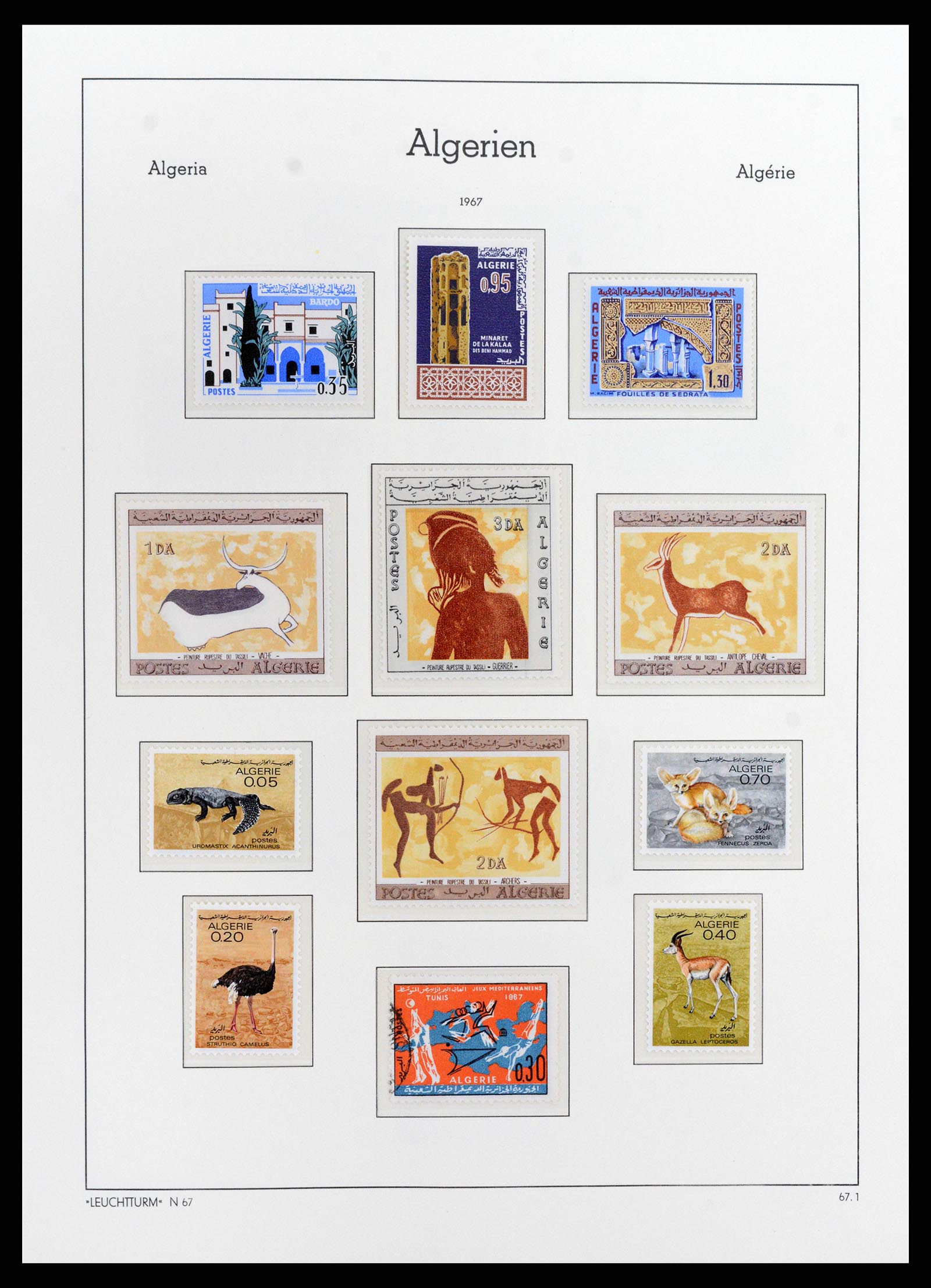 37593 013 - Postzegelverzameling 37593 Algerije 1962-2012.