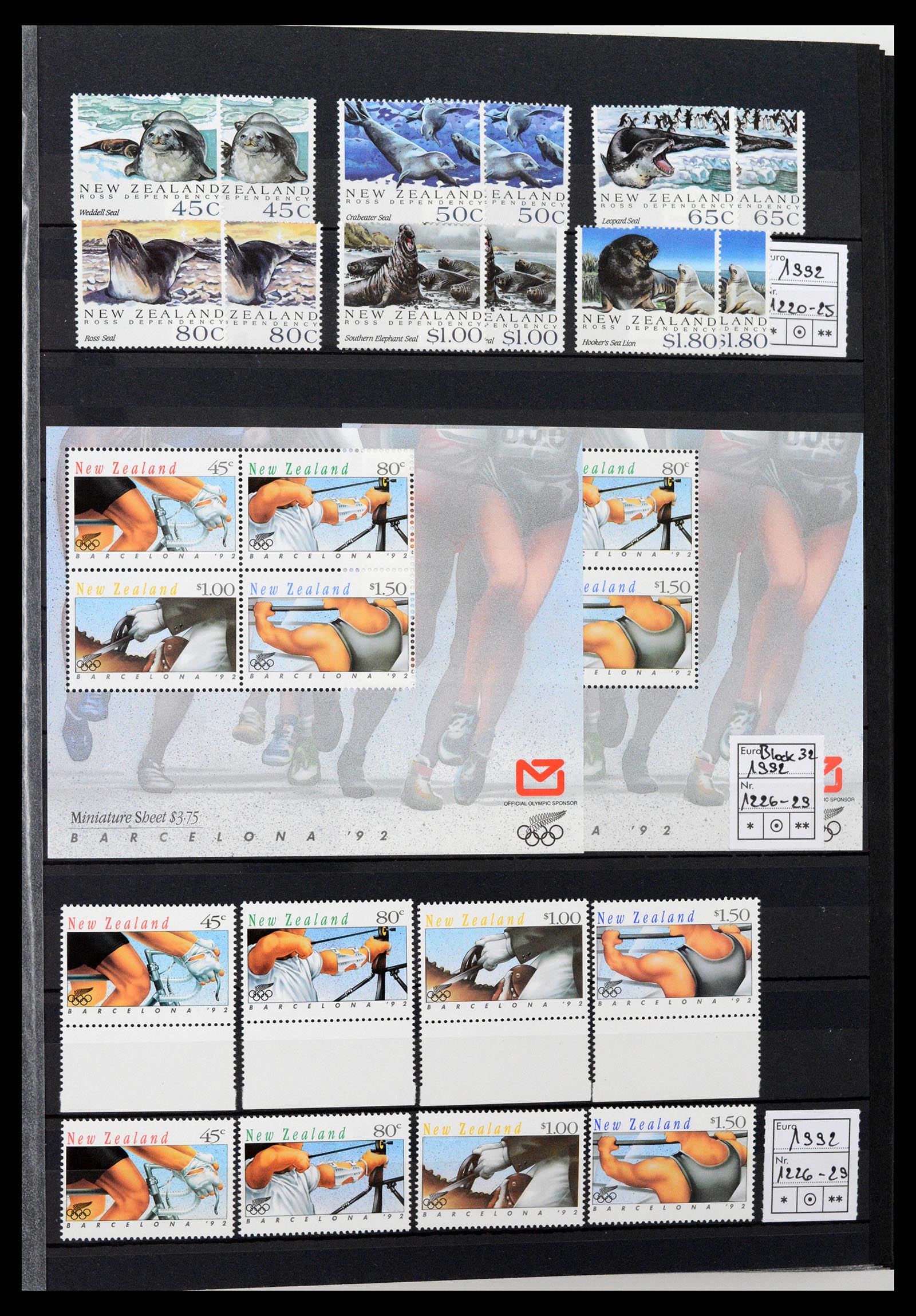37597 081 - Postzegelverzameling 37597 Nieuw Zeeland 1970-2012.