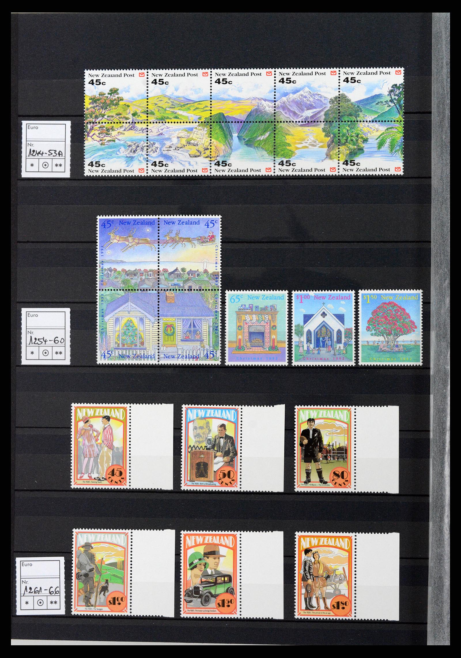 37597 085 - Postzegelverzameling 37597 Nieuw Zeeland 1970-2012.
