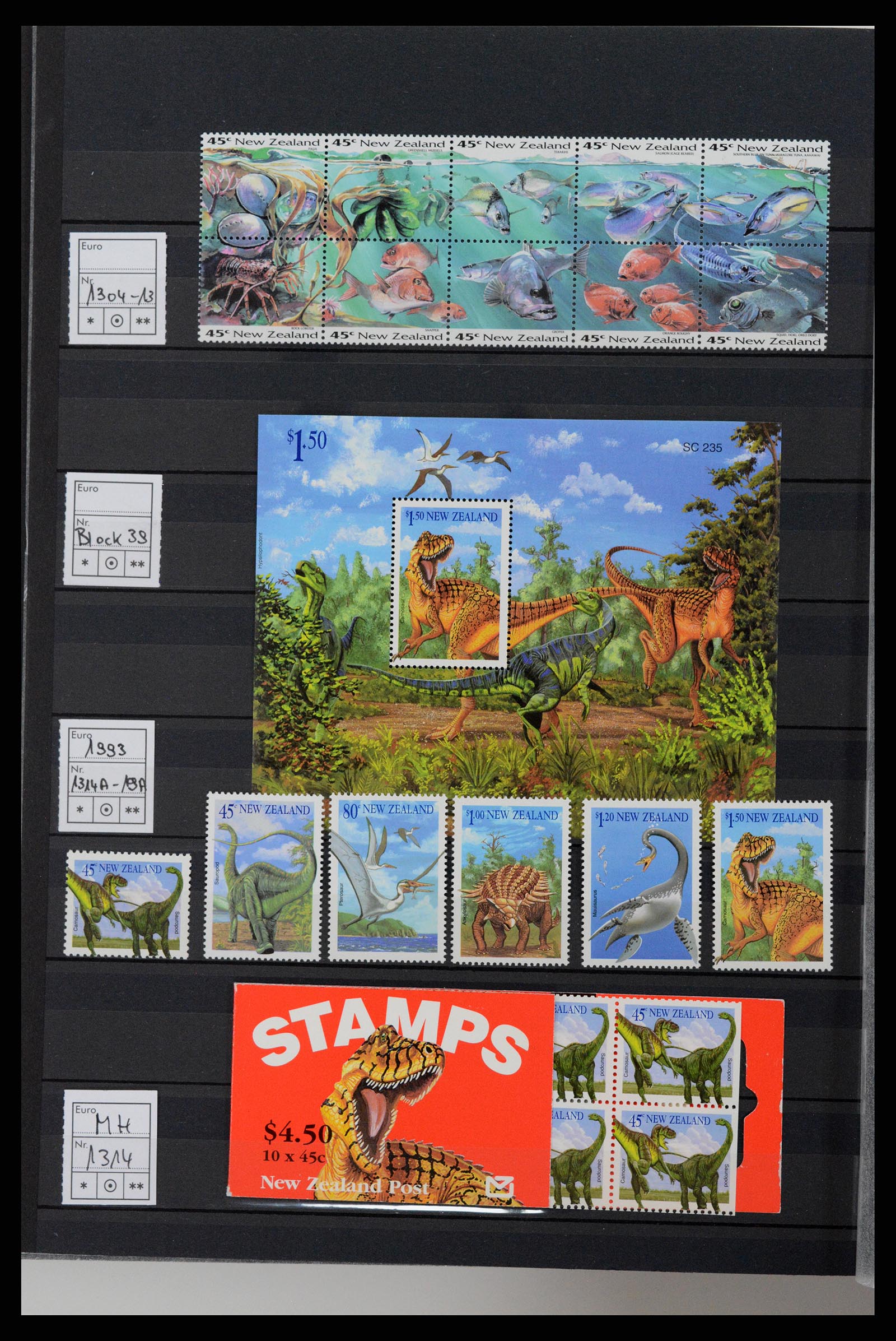 37597 088 - Postzegelverzameling 37597 Nieuw Zeeland 1970-2012.