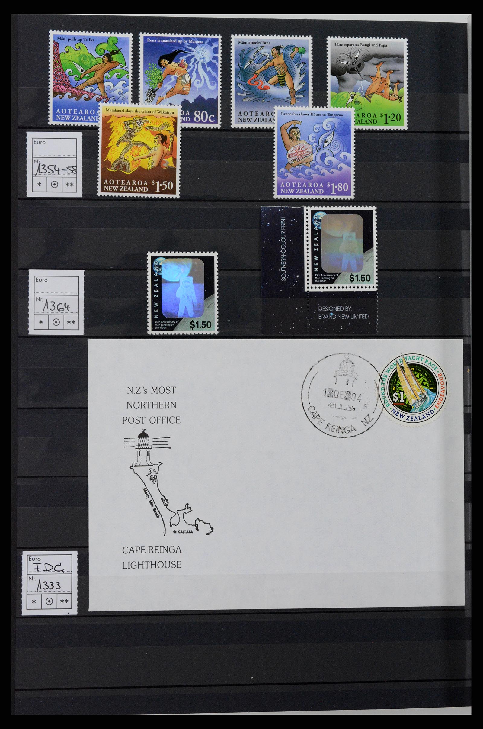 37597 092 - Postzegelverzameling 37597 Nieuw Zeeland 1970-2012.