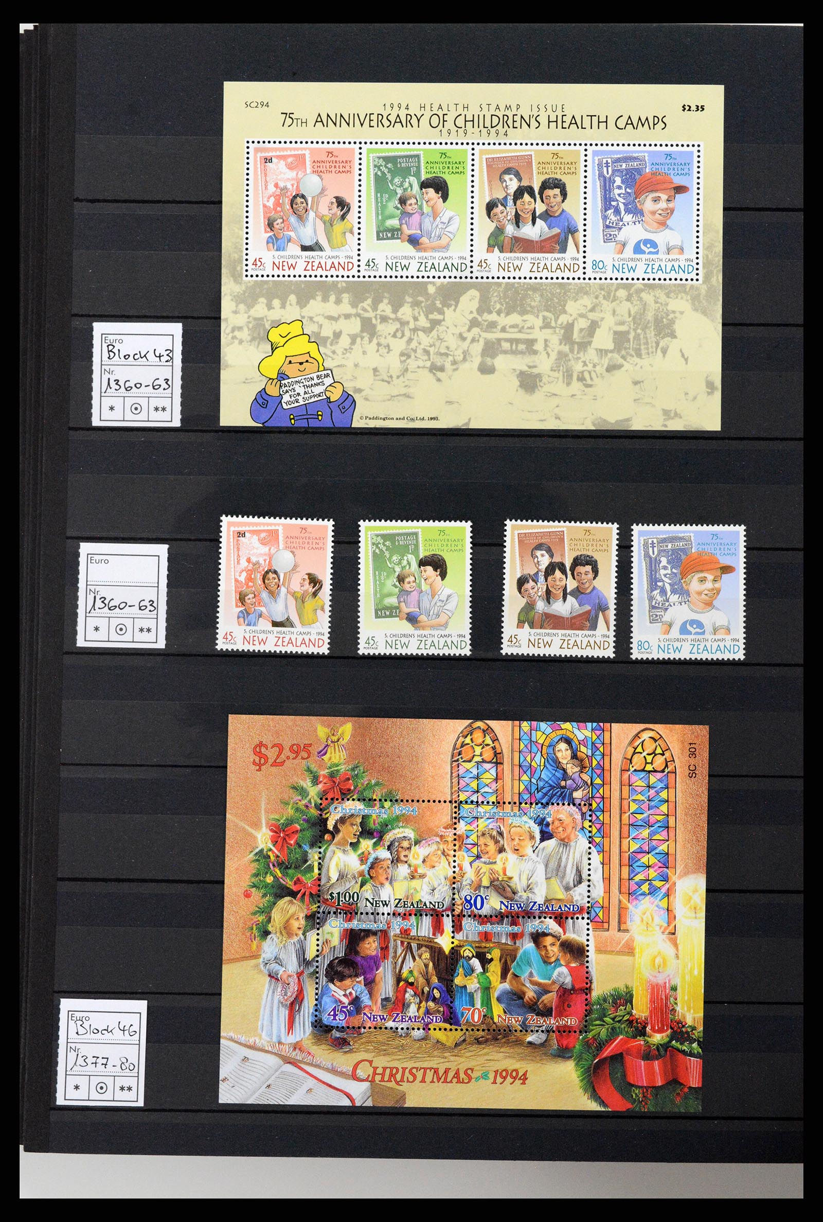 37597 094 - Postzegelverzameling 37597 Nieuw Zeeland 1970-2012.