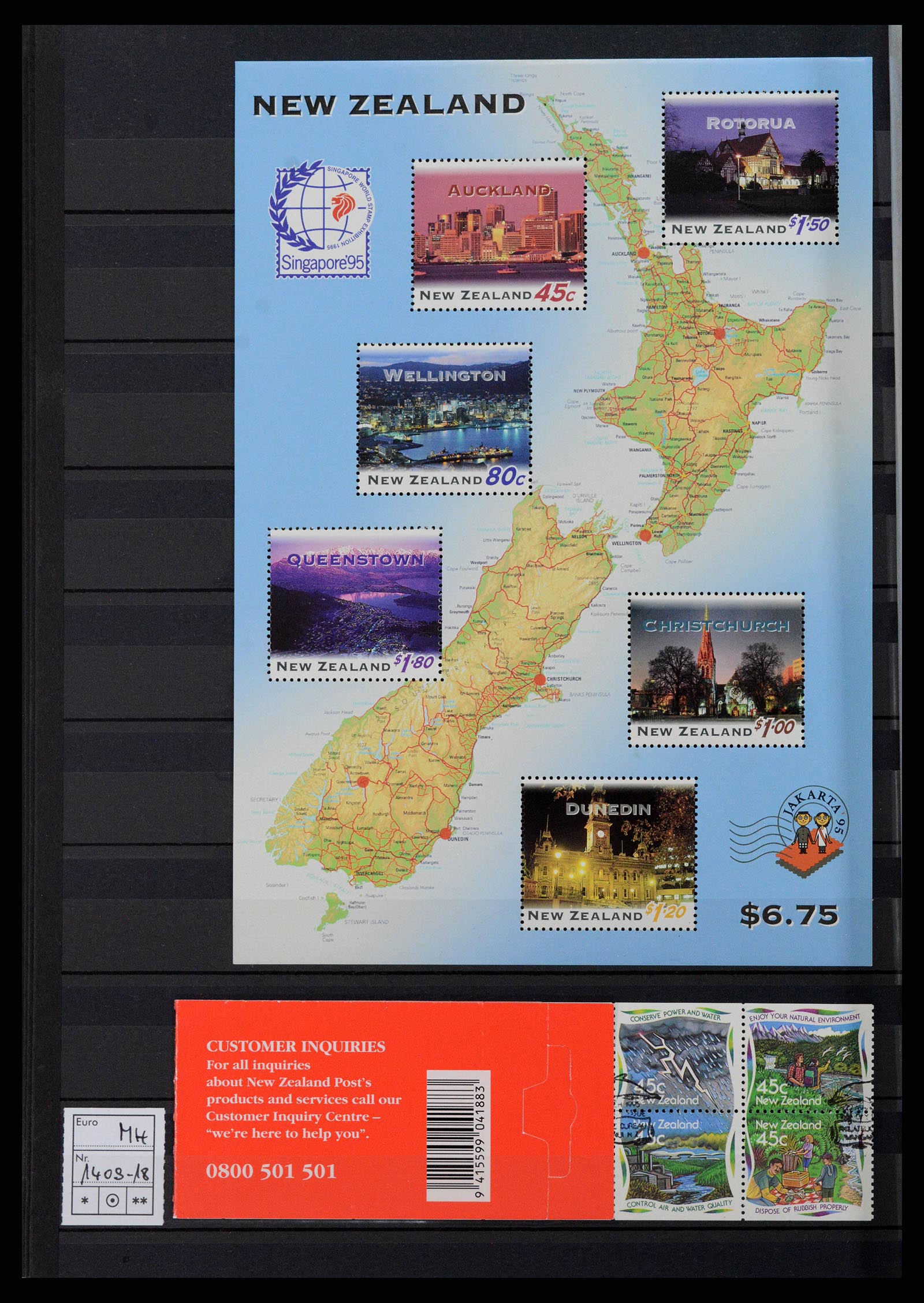 37597 096 - Postzegelverzameling 37597 Nieuw Zeeland 1970-2012.