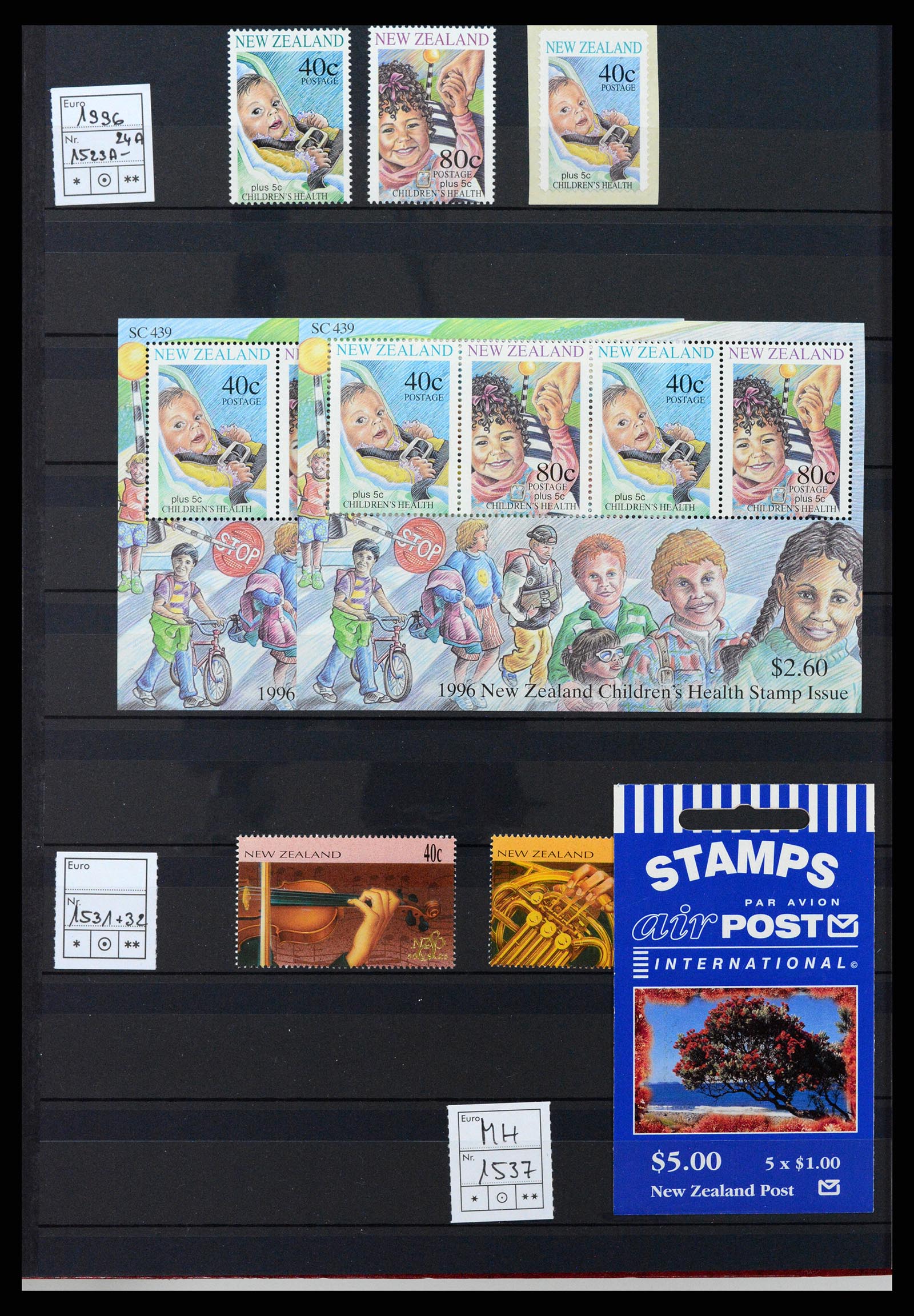 37597 112 - Postzegelverzameling 37597 Nieuw Zeeland 1970-2012.