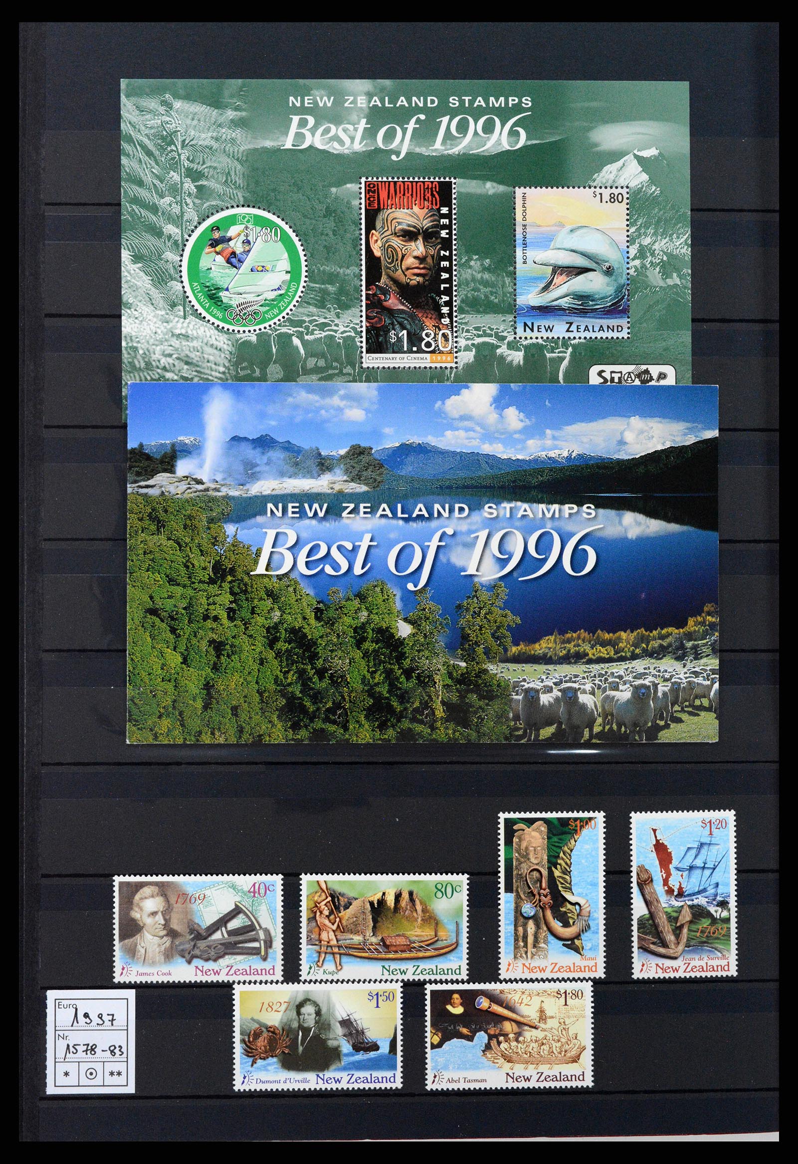 37597 117 - Postzegelverzameling 37597 Nieuw Zeeland 1970-2012.