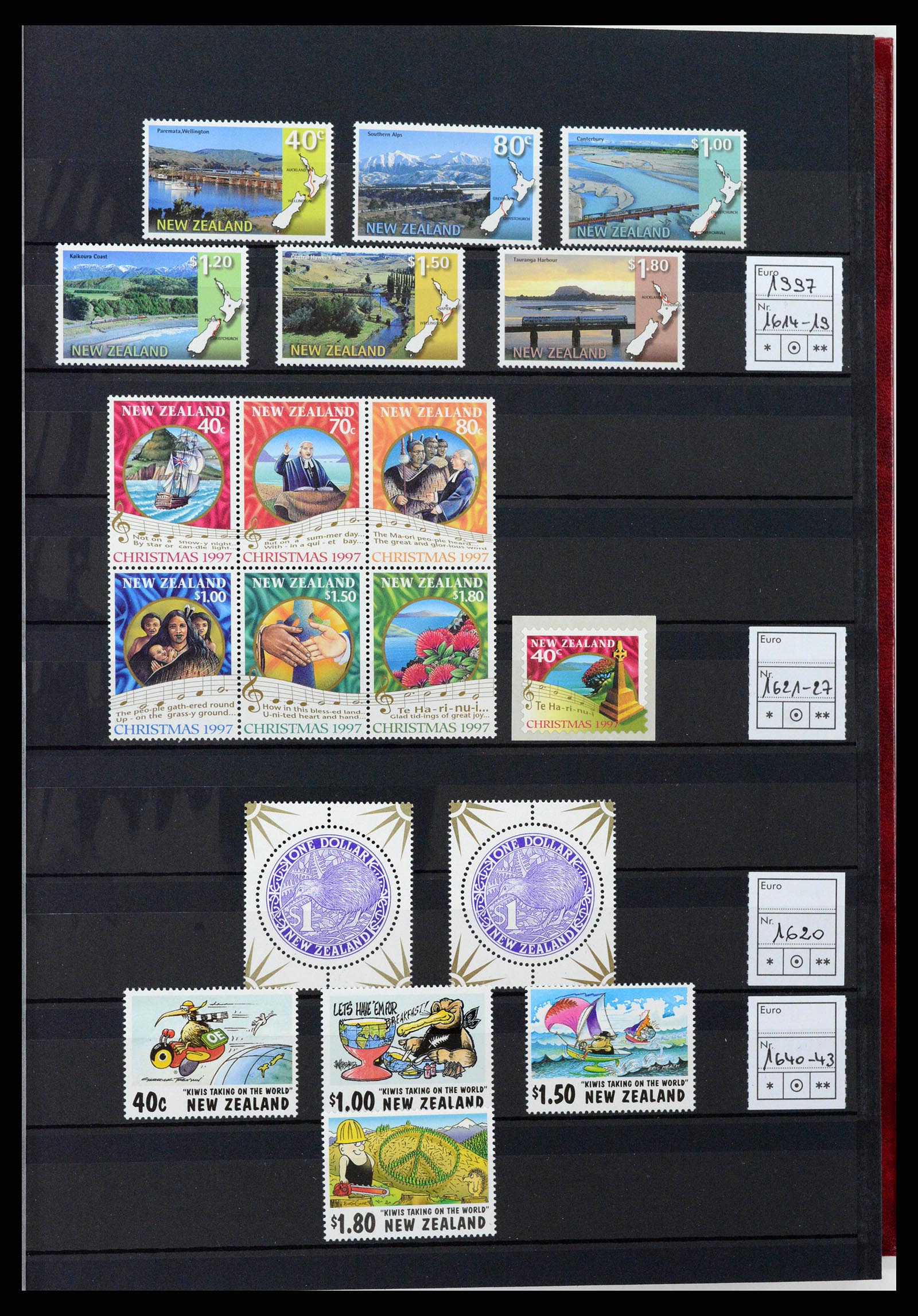37597 122 - Postzegelverzameling 37597 Nieuw Zeeland 1970-2012.