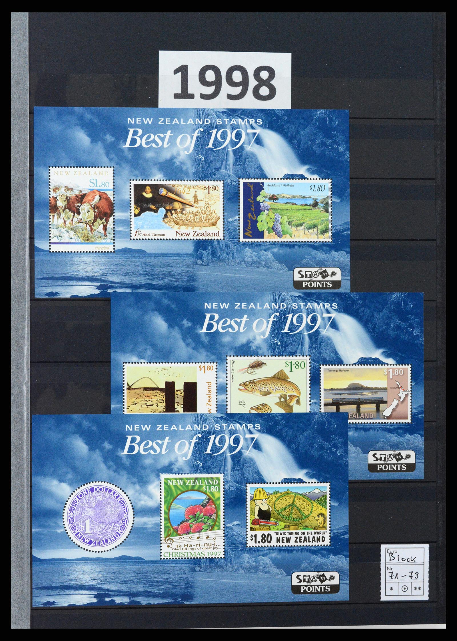 37597 123 - Postzegelverzameling 37597 Nieuw Zeeland 1970-2012.